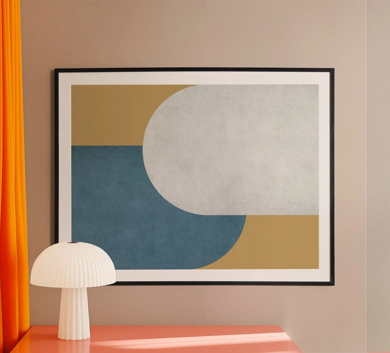 Halfmoon Colorblock - carta hahnemühle da MoonlightPrint