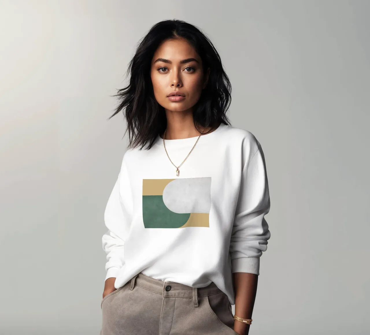 Halfmoon Colorblock - sudadera de MoonlightPrint
