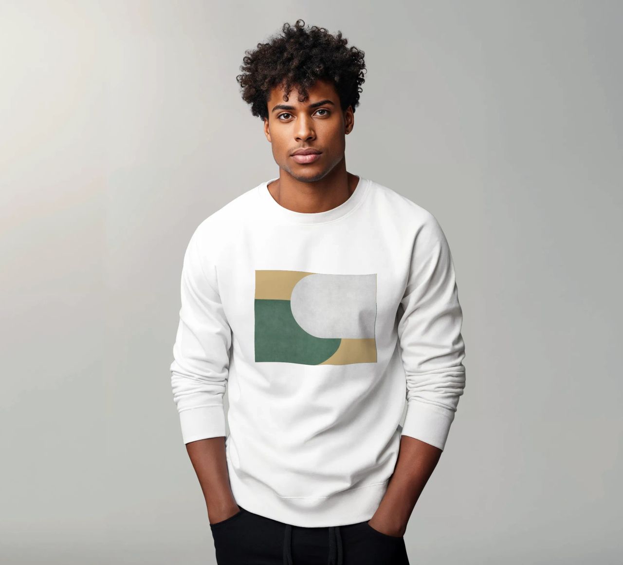 Halfmoon Colorblock - felpa da MoonlightPrint