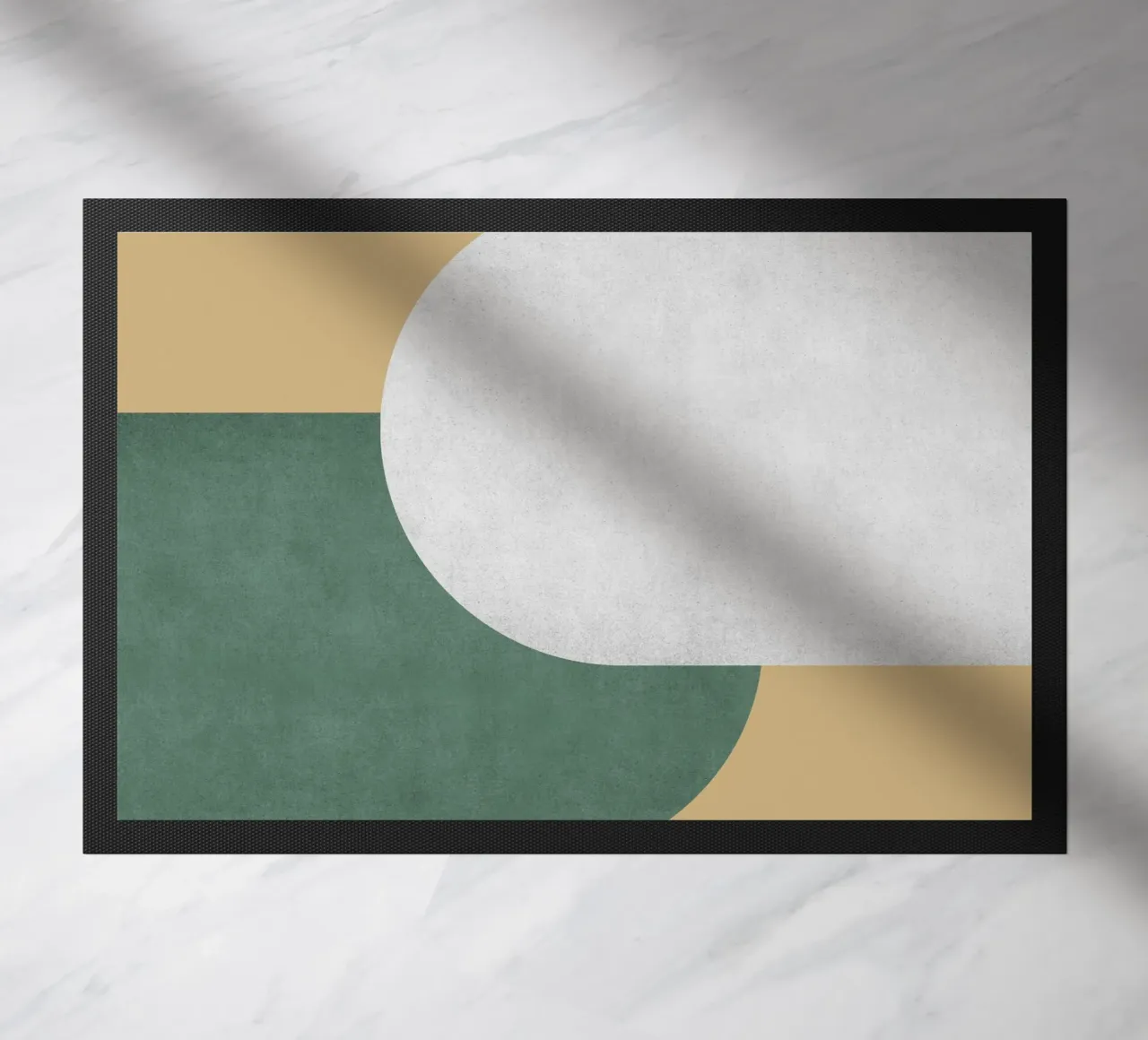 Halfmoon Colorblock - doormat by MoonlightPrint
