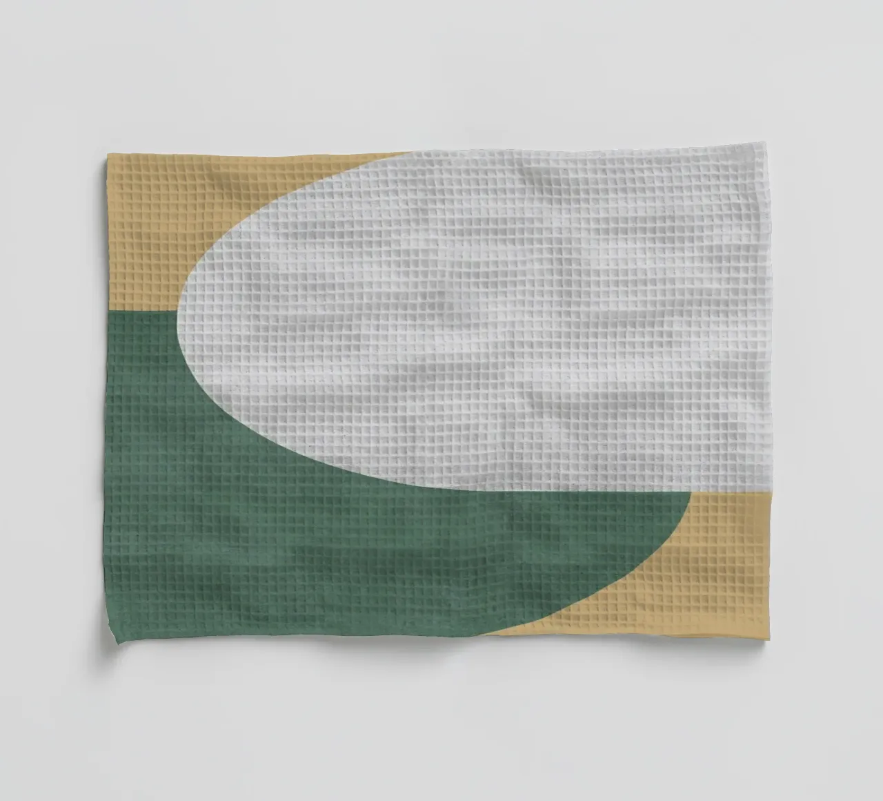 Halfmoon Colorblock - canovaccio da cucina da MoonlightPrint