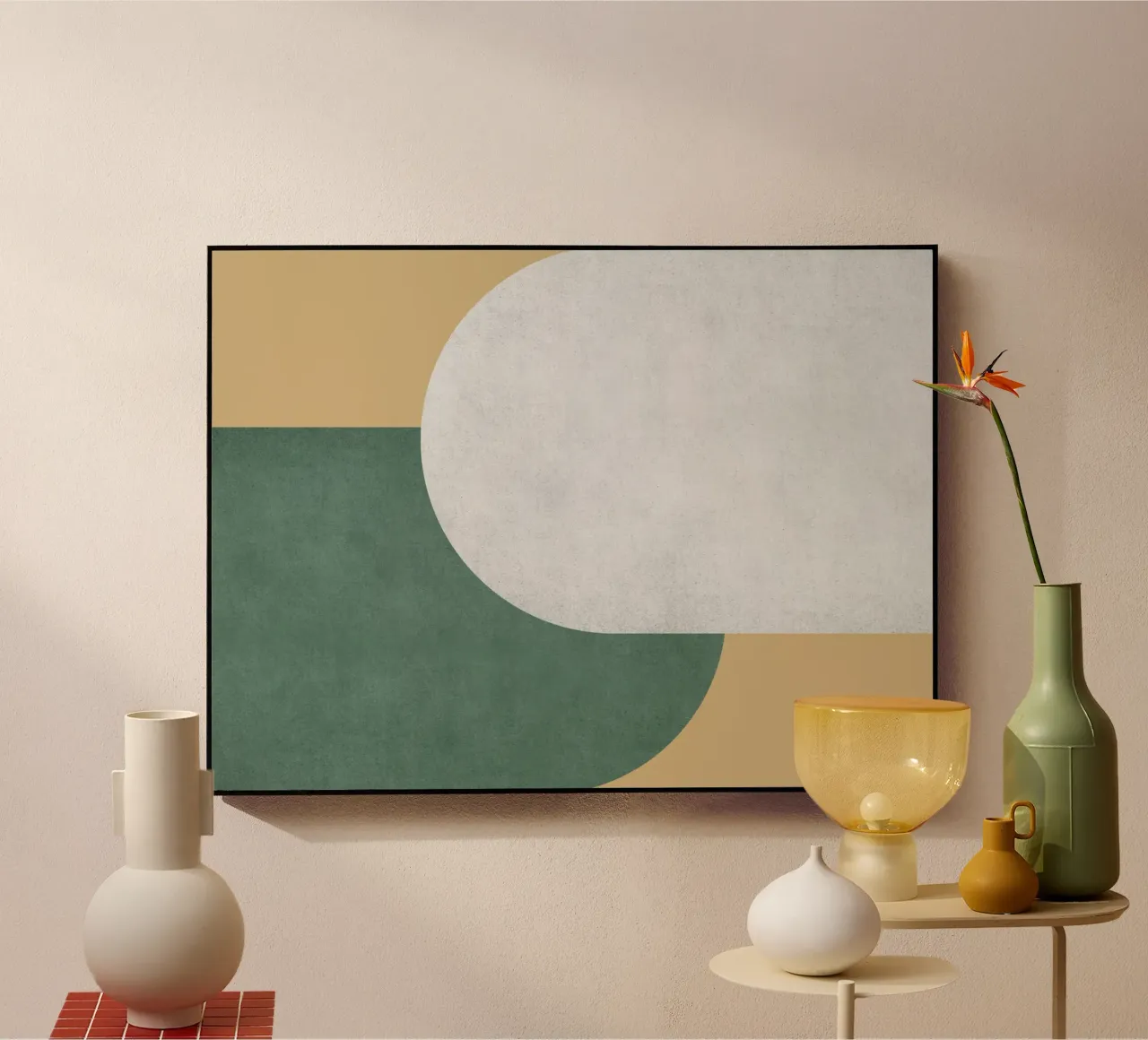 Halfmoon Colorblock - plexiglass da MoonlightPrint