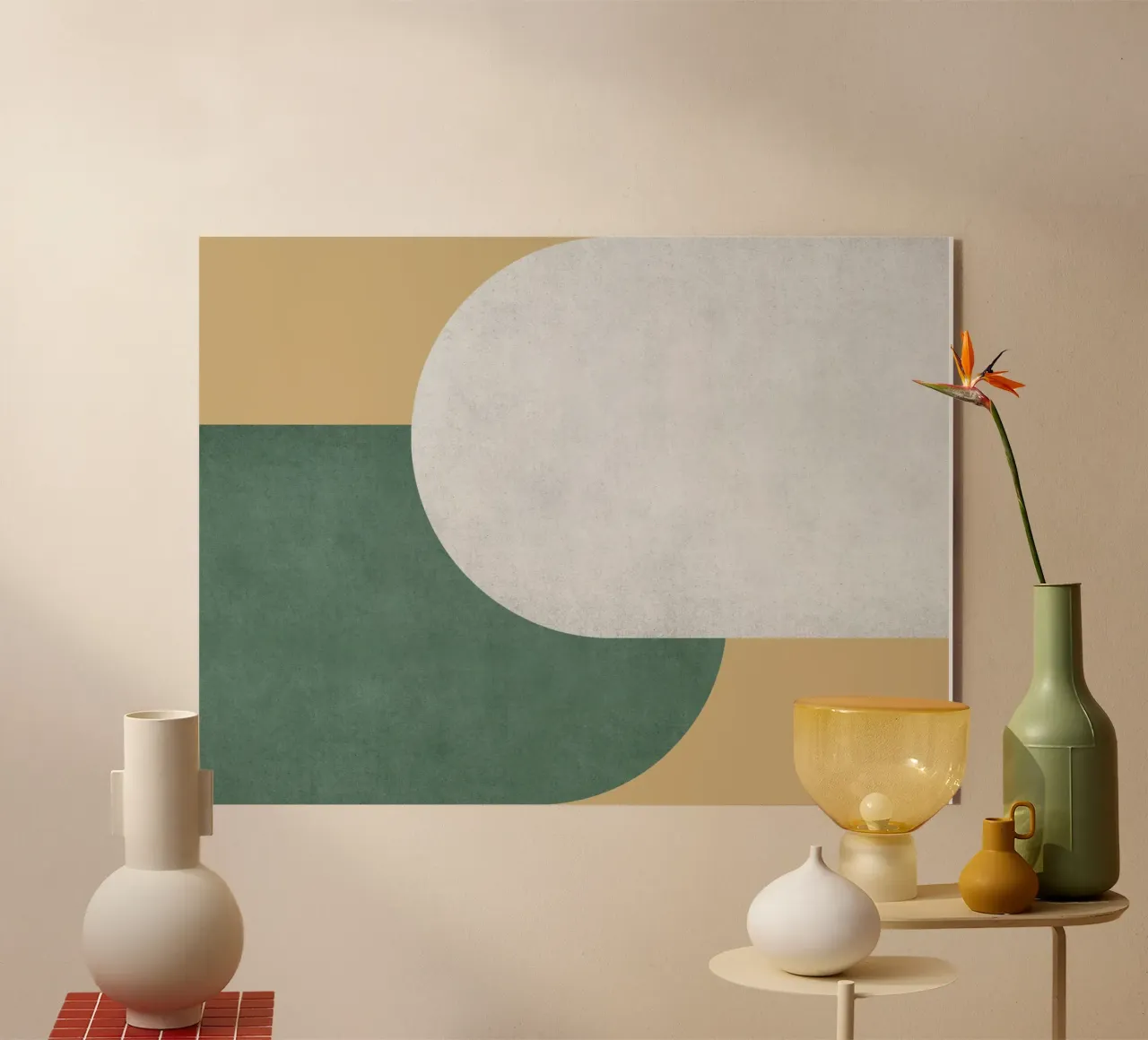 Halfmoon Colorblock - plexiglass da MoonlightPrint