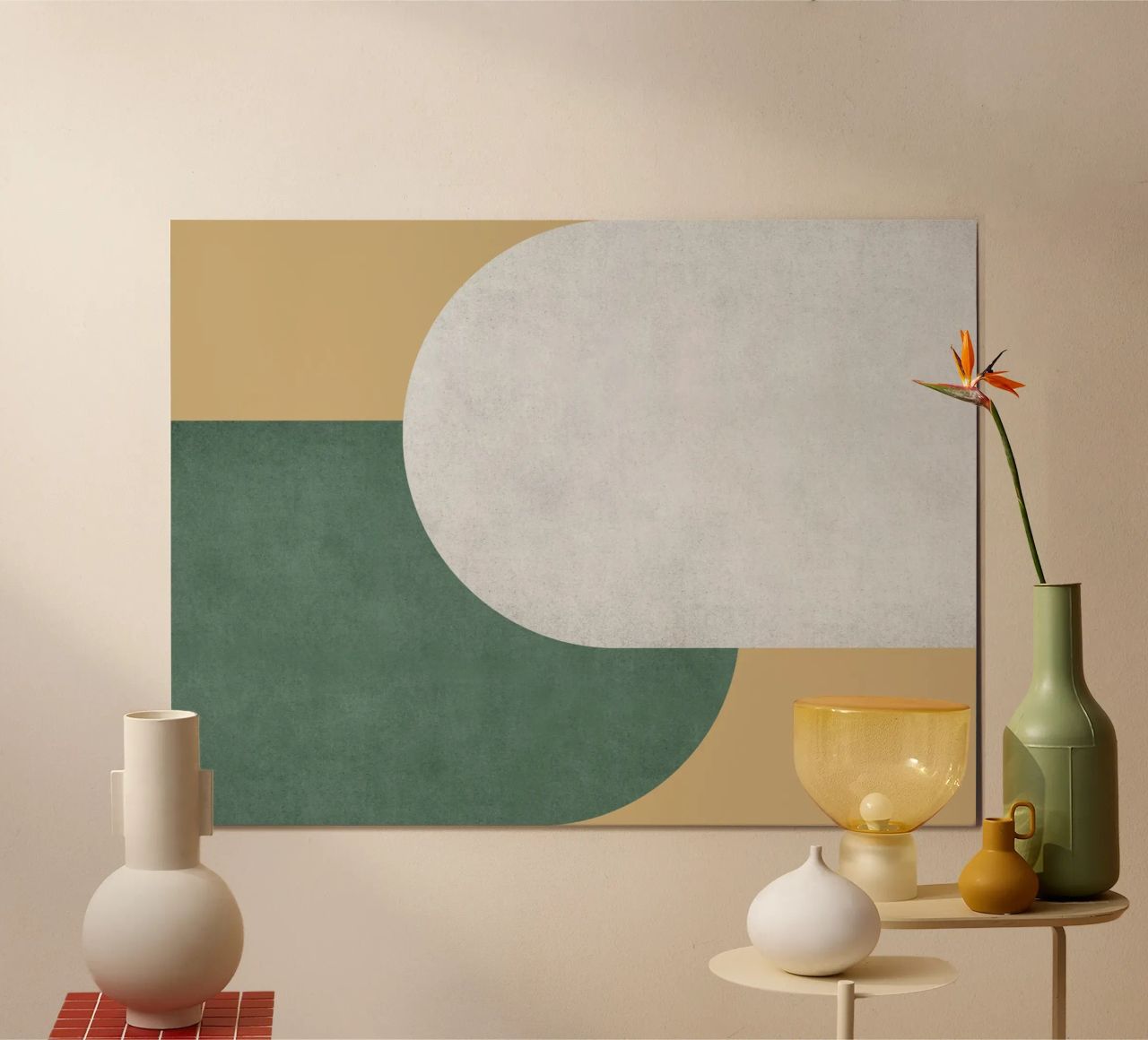 Halfmoon Colorblock - carta hahnemühle da MoonlightPrint