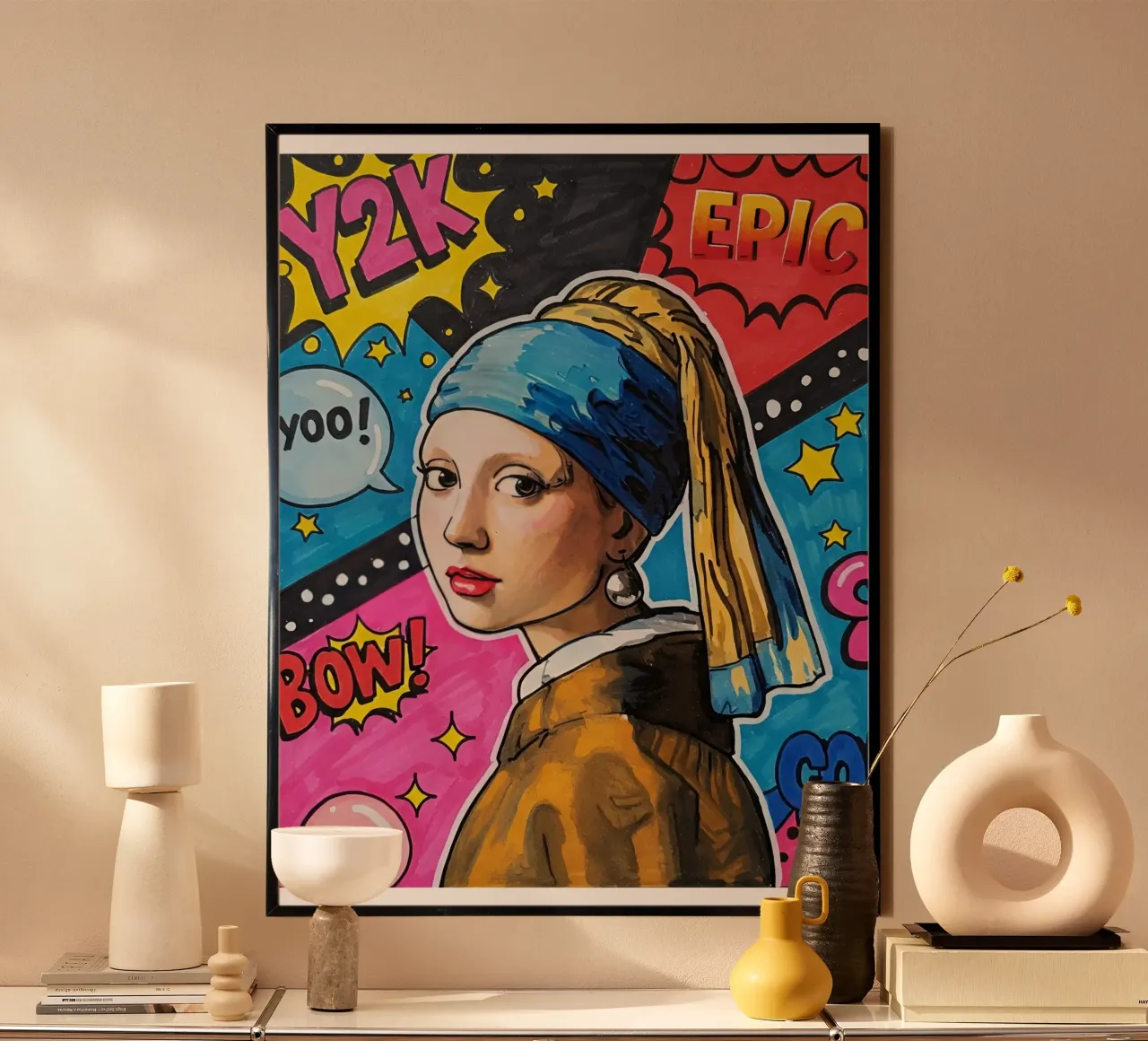 Flashback Pearl💎 poster con telaio in plastica da Eni Brandon