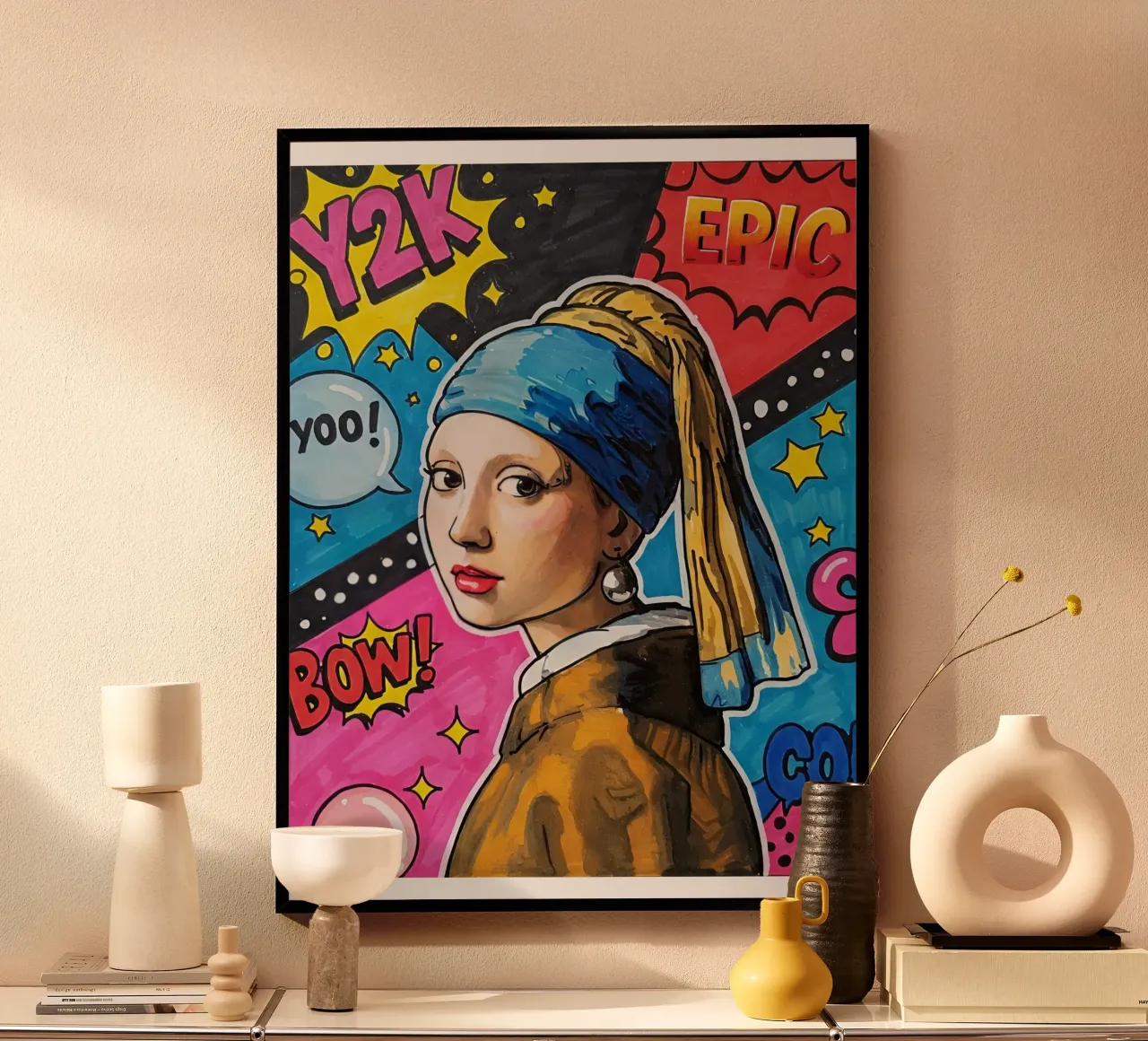 Flashback Pearl💎 poster con telaio in plastica da Eni Brandon