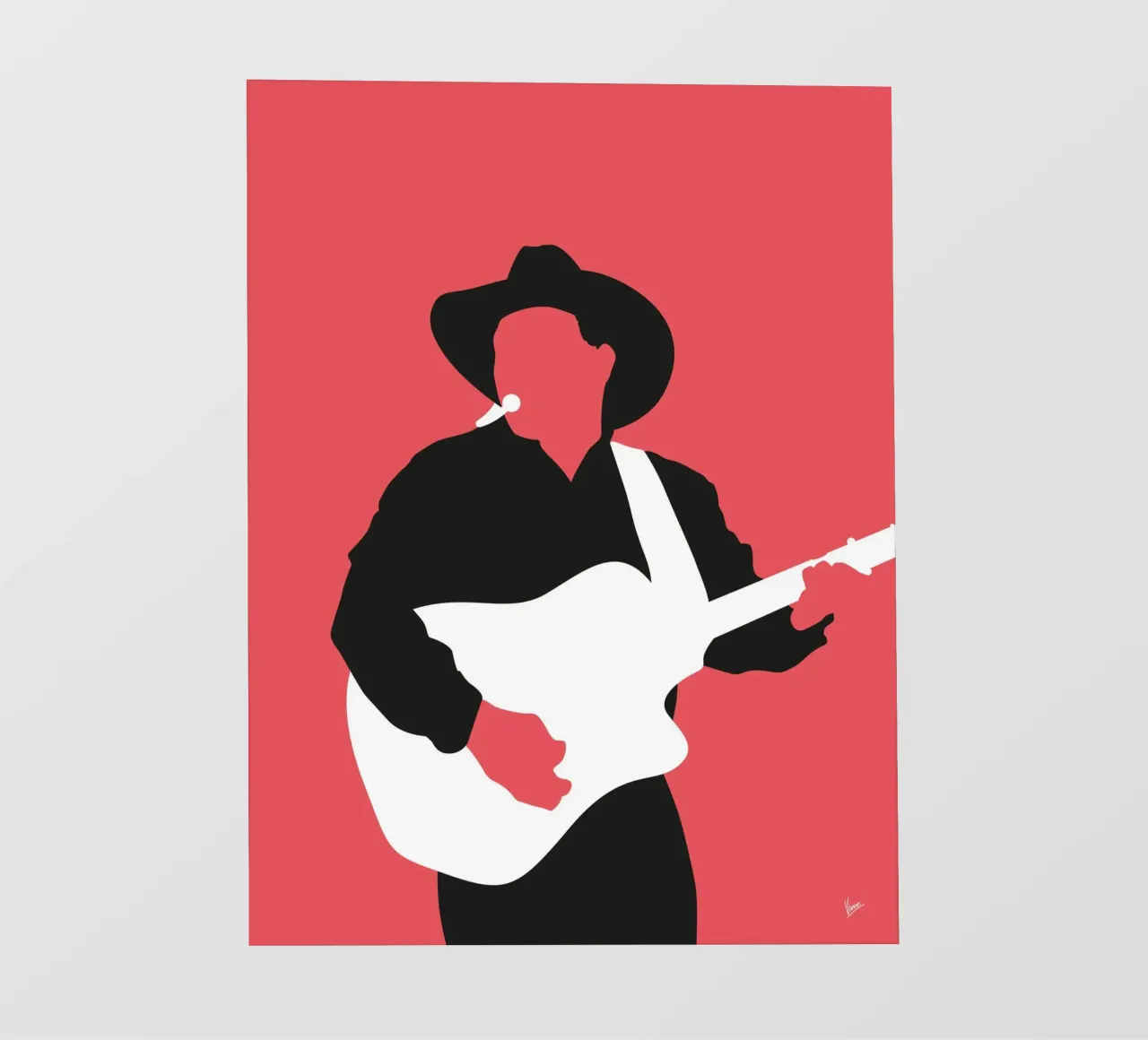 No272 Garth Brooks telo in pvc da Iconic Rockstars