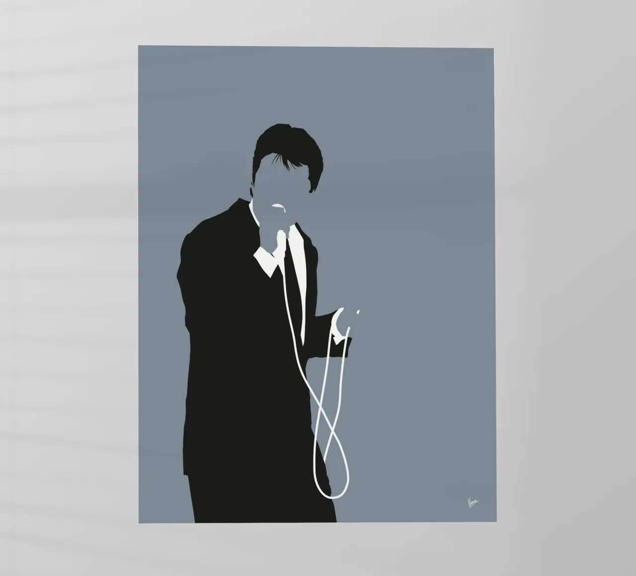 No277 Robert Palmer pellicola backlit da Iconic Rockstars