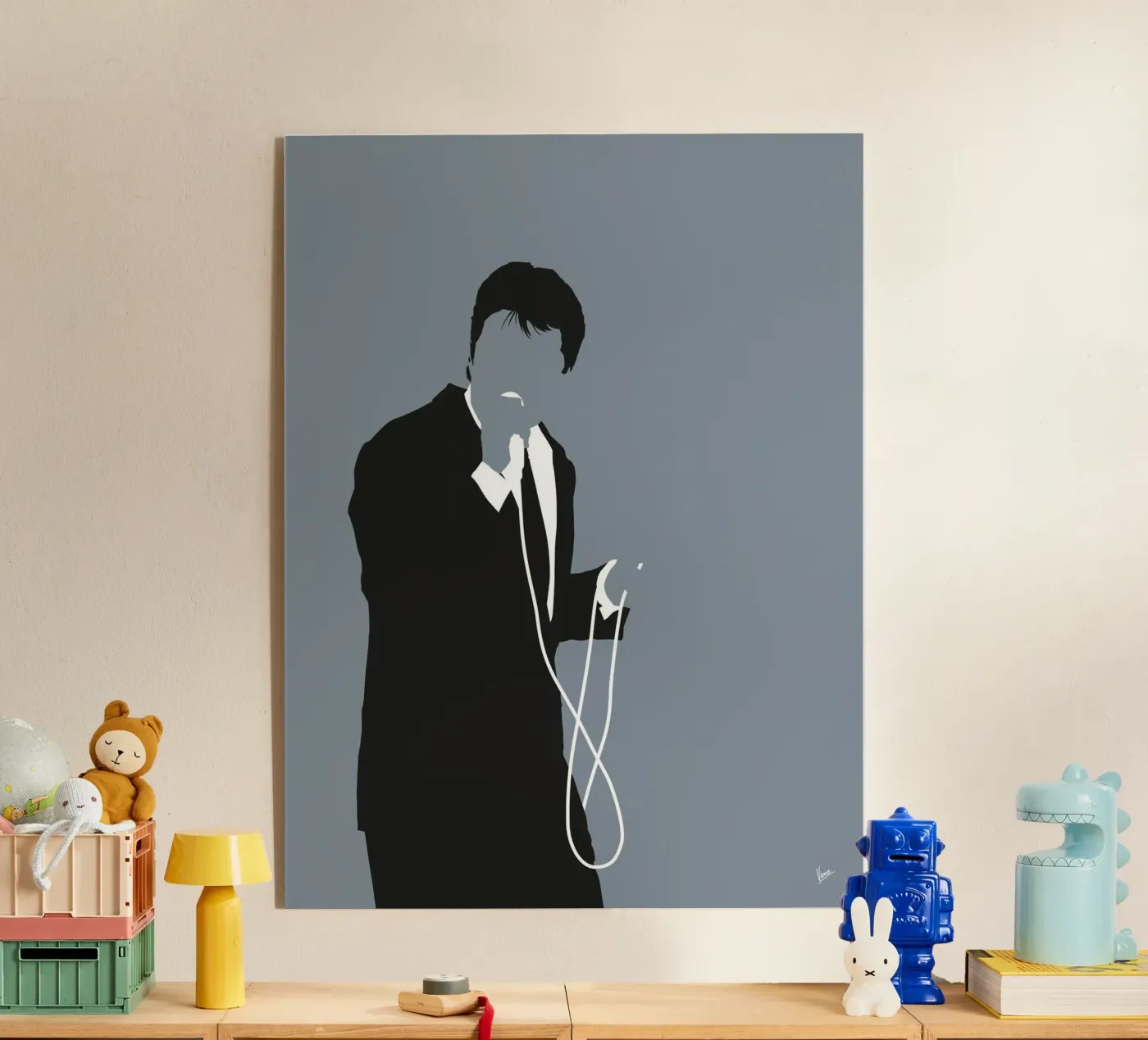 No277 Robert Palmer plexiglass da Iconic Rockstars