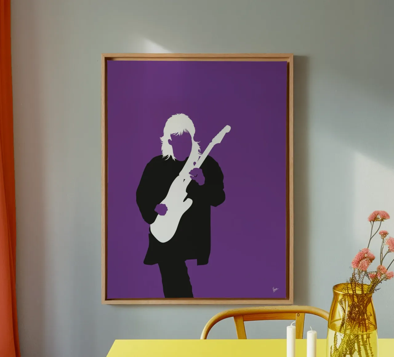 No281 Modern Talk canvas with Floater frame by Iconic Rockstars