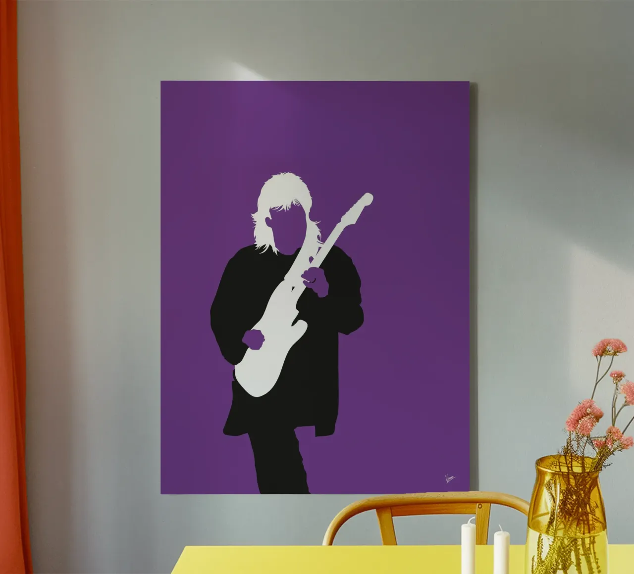 No281 Modern Talk canvas with Floater frame by Iconic Rockstars