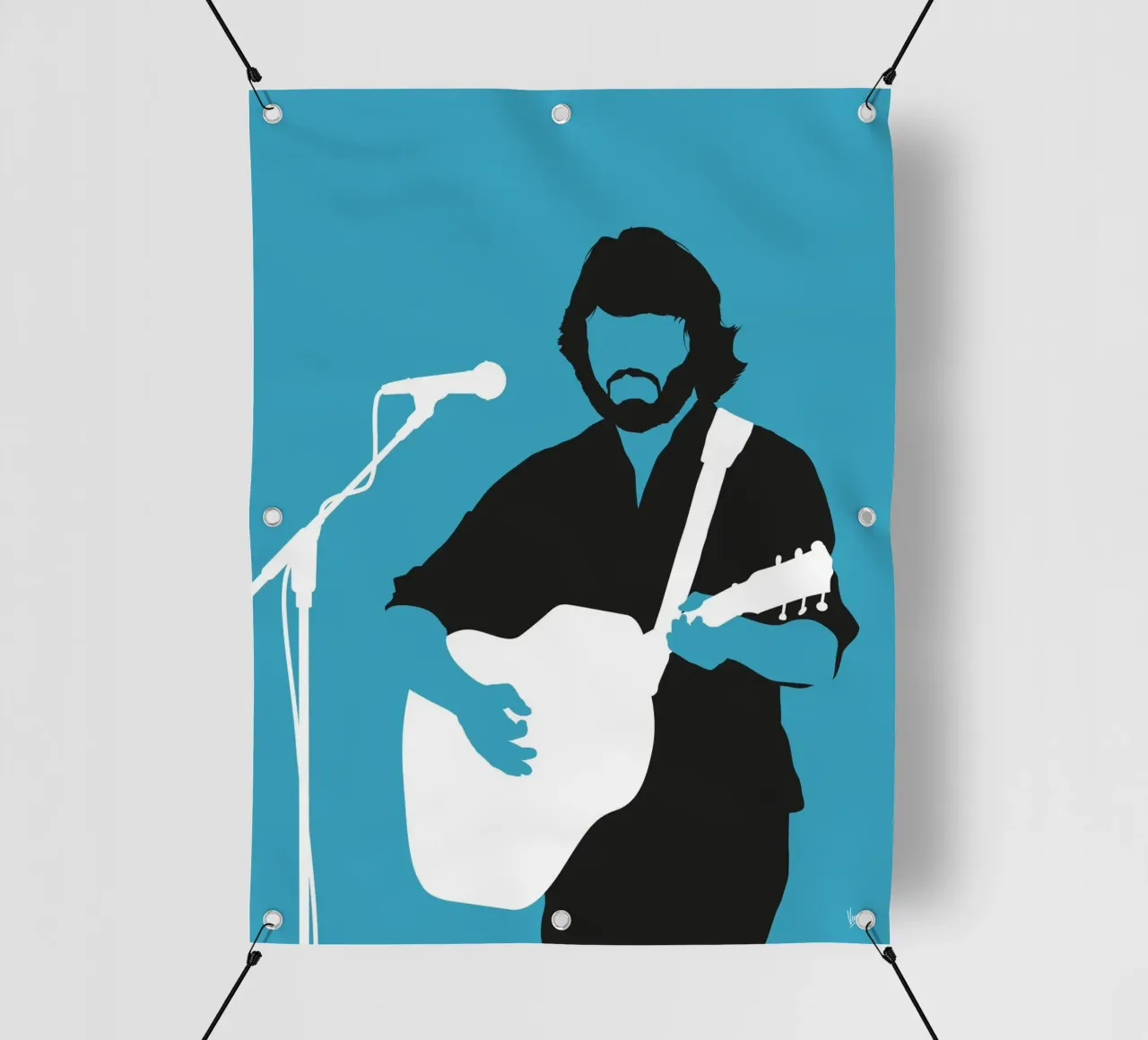No285 Kris Kristofferson telo in pvc da Iconic Rockstars