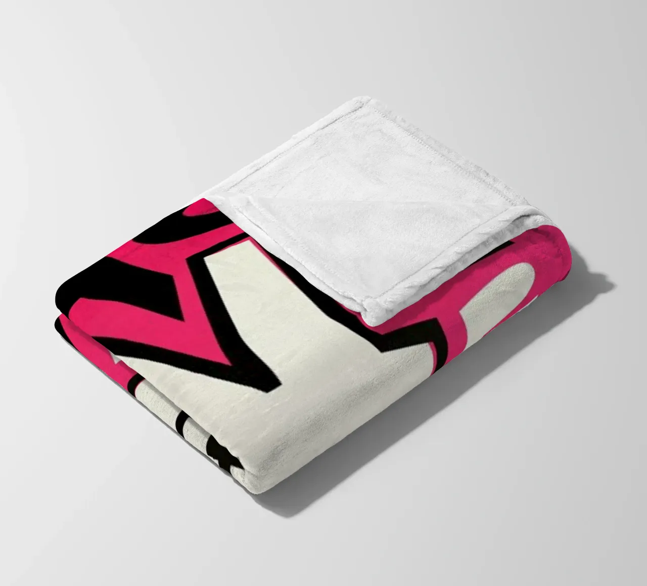 Peace fleece blanket by Fox & Velvet