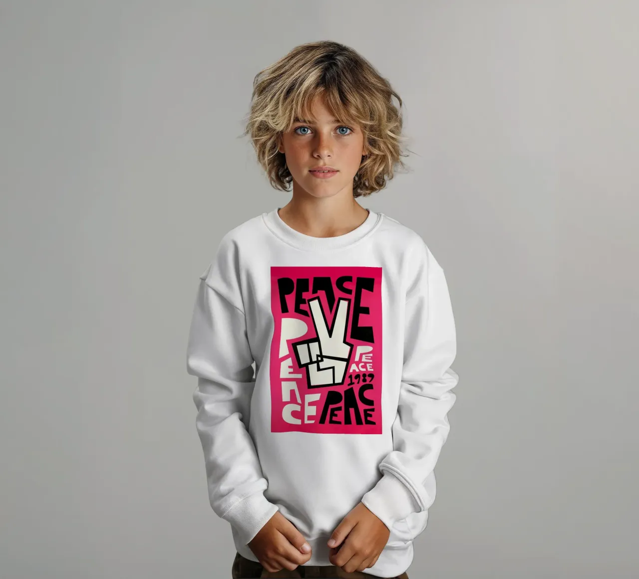 Peace kids sweatshirt by Fox & Velvet