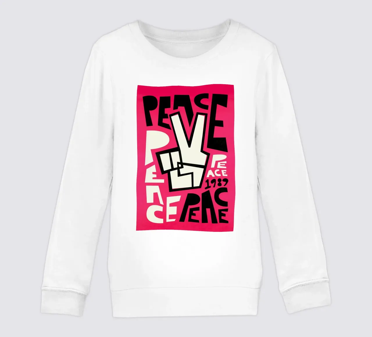 Peace kids sweatshirt by Fox & Velvet