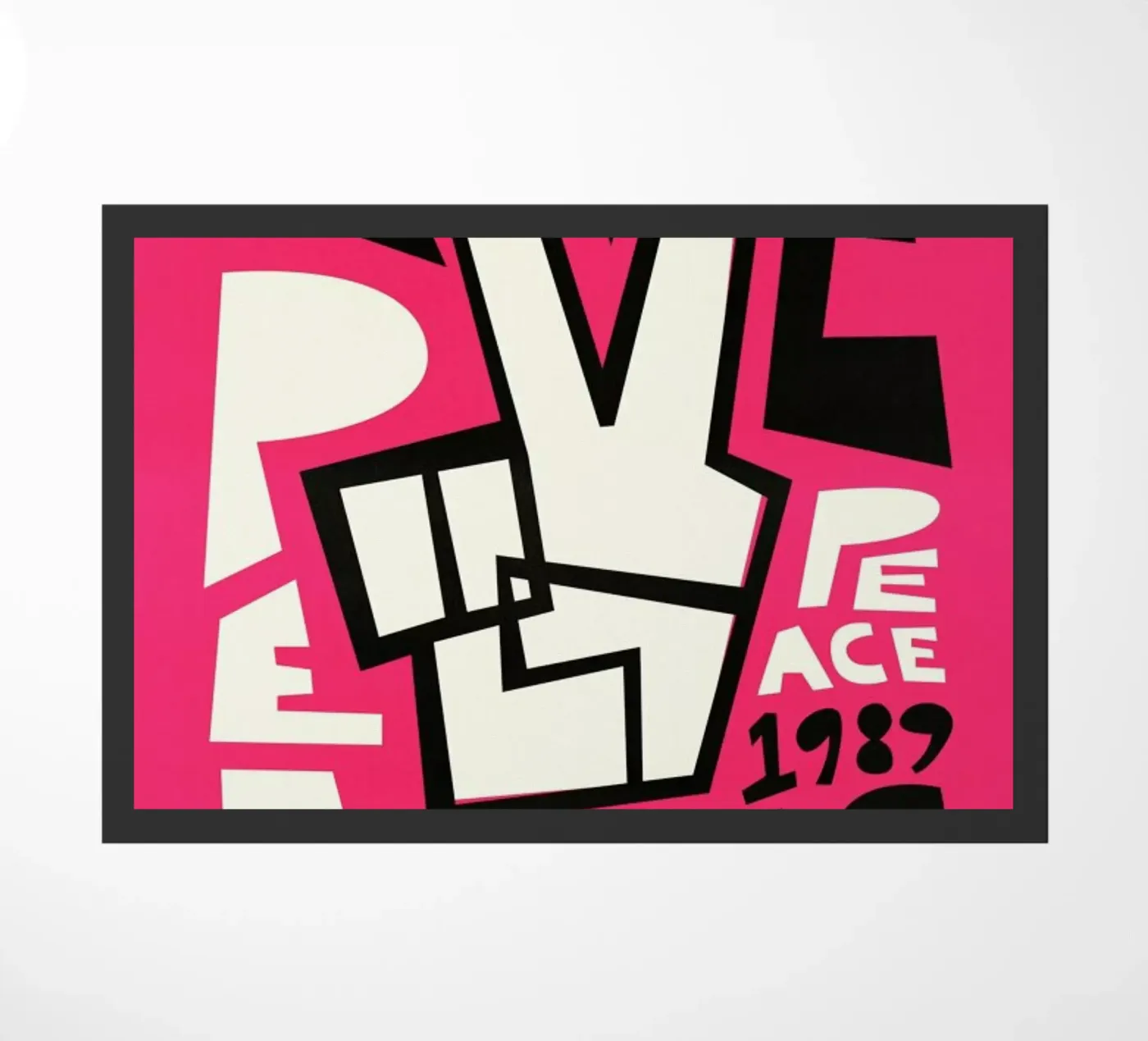 Peace doormat by Fox & Velvet