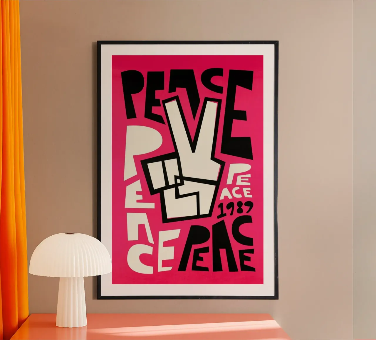 Peace poster by Fox & Velvet