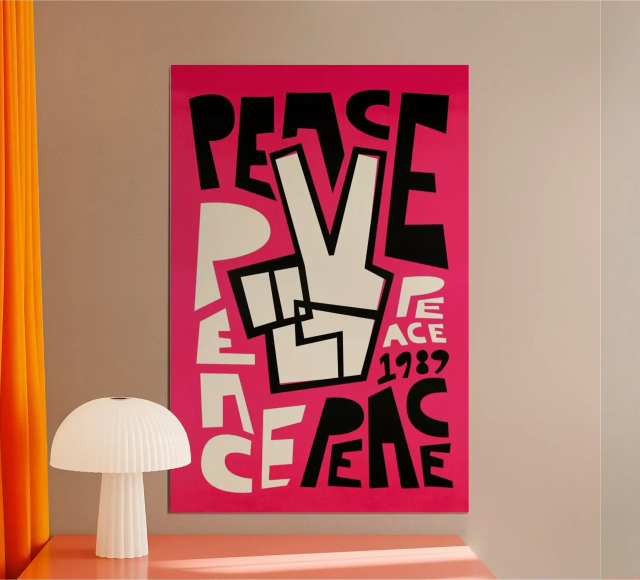 Peace poster by Fox & Velvet