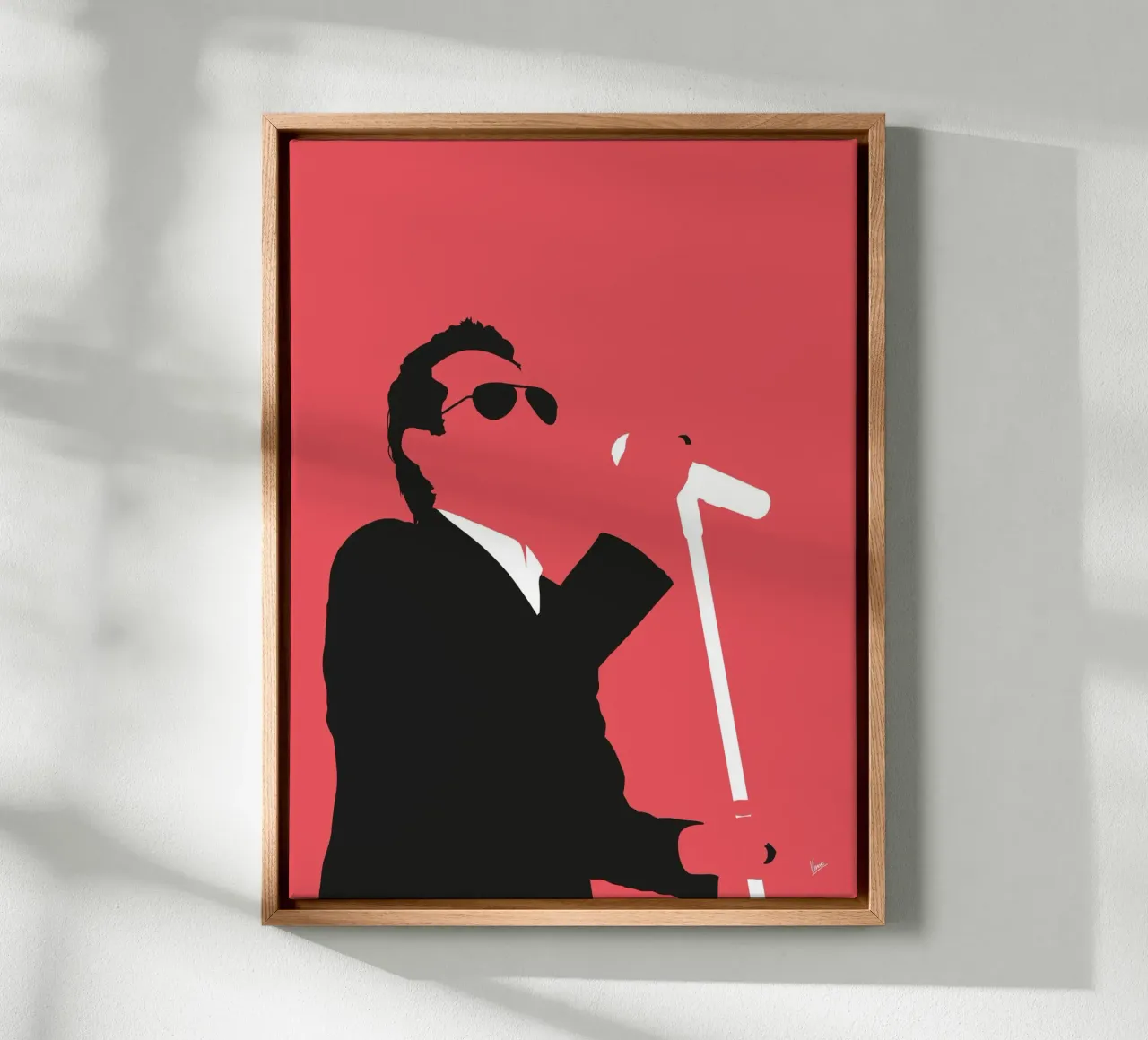 No292 Marc Anthony tela con Cornice a cassetta da Iconic Rockstars