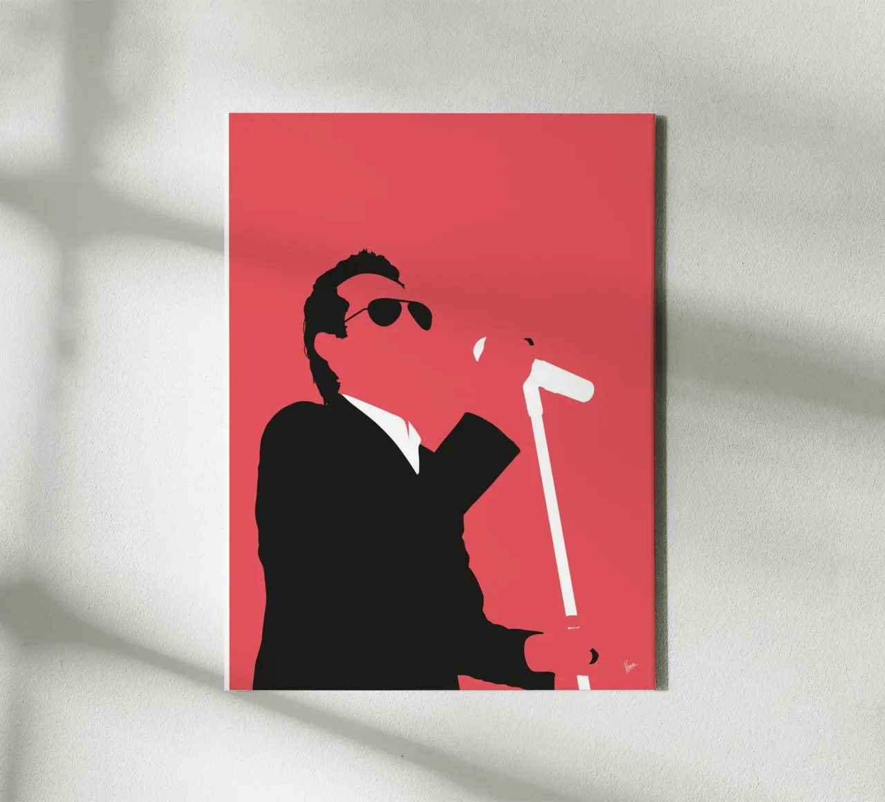 No292 Marc Anthony tela con Cornice a cassetta da Iconic Rockstars