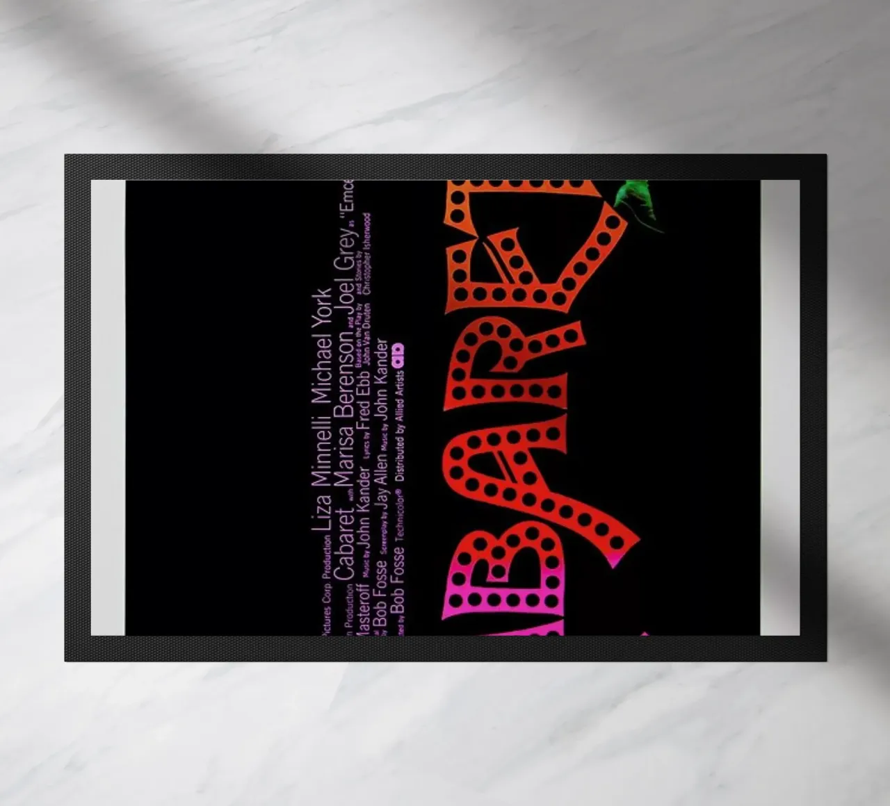 ‘Cabaret’ Retro Movie Poster zerbino da Gallery Print and Art Limited
