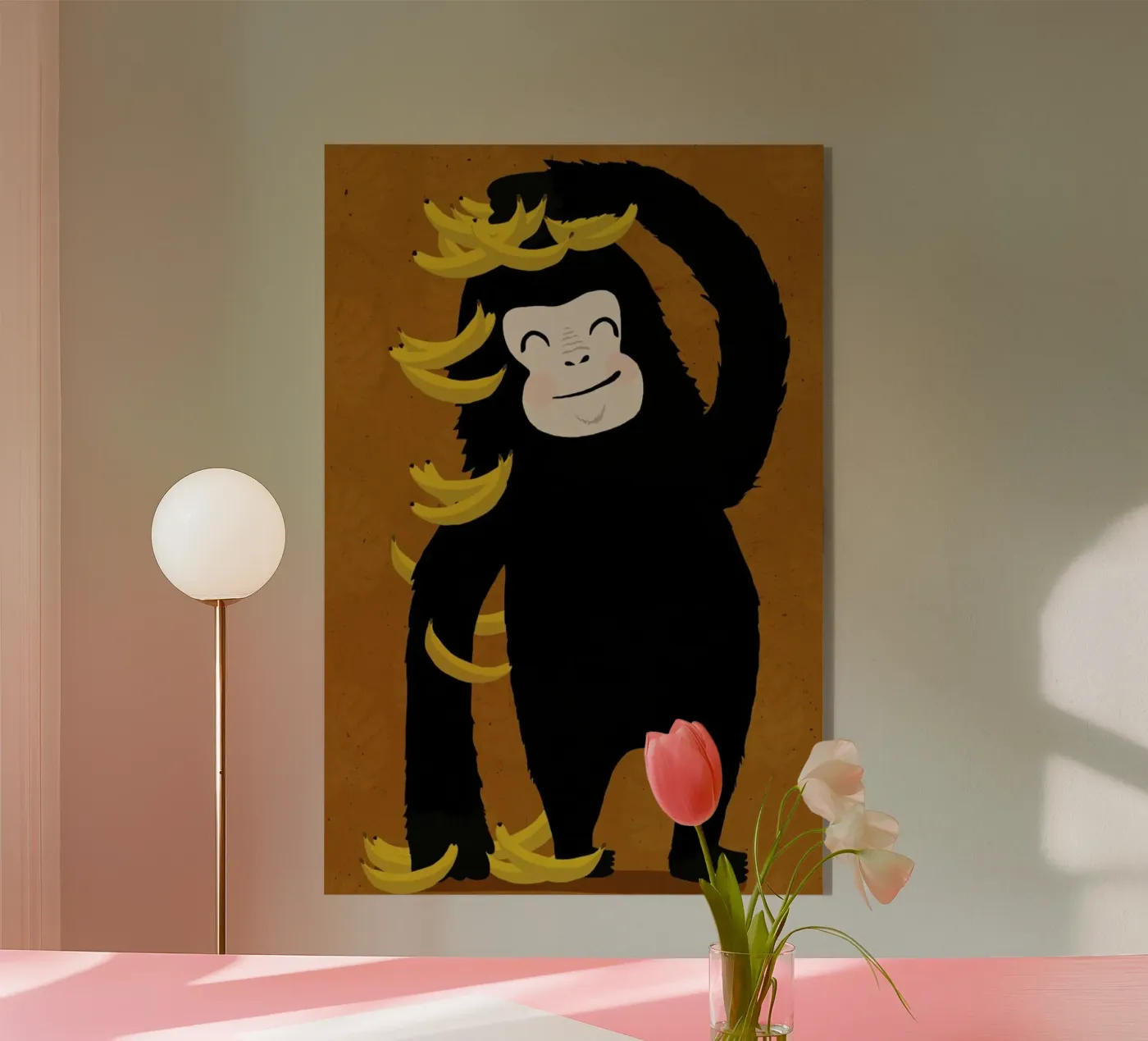 Gorilla (Brown) plexiglas de treechild