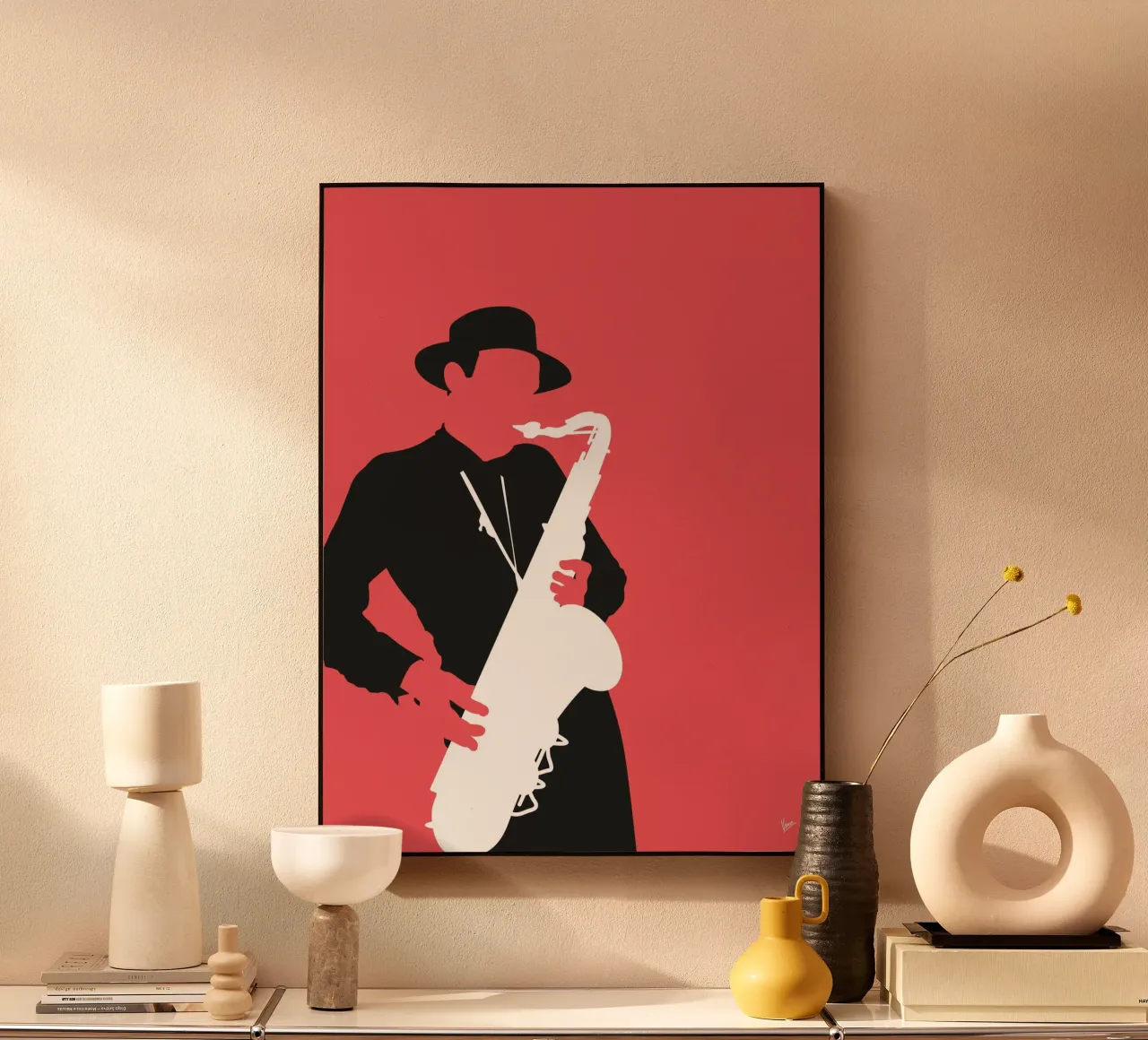 No302 Dexter Gordon alluminio dibond da Iconic Rockstars