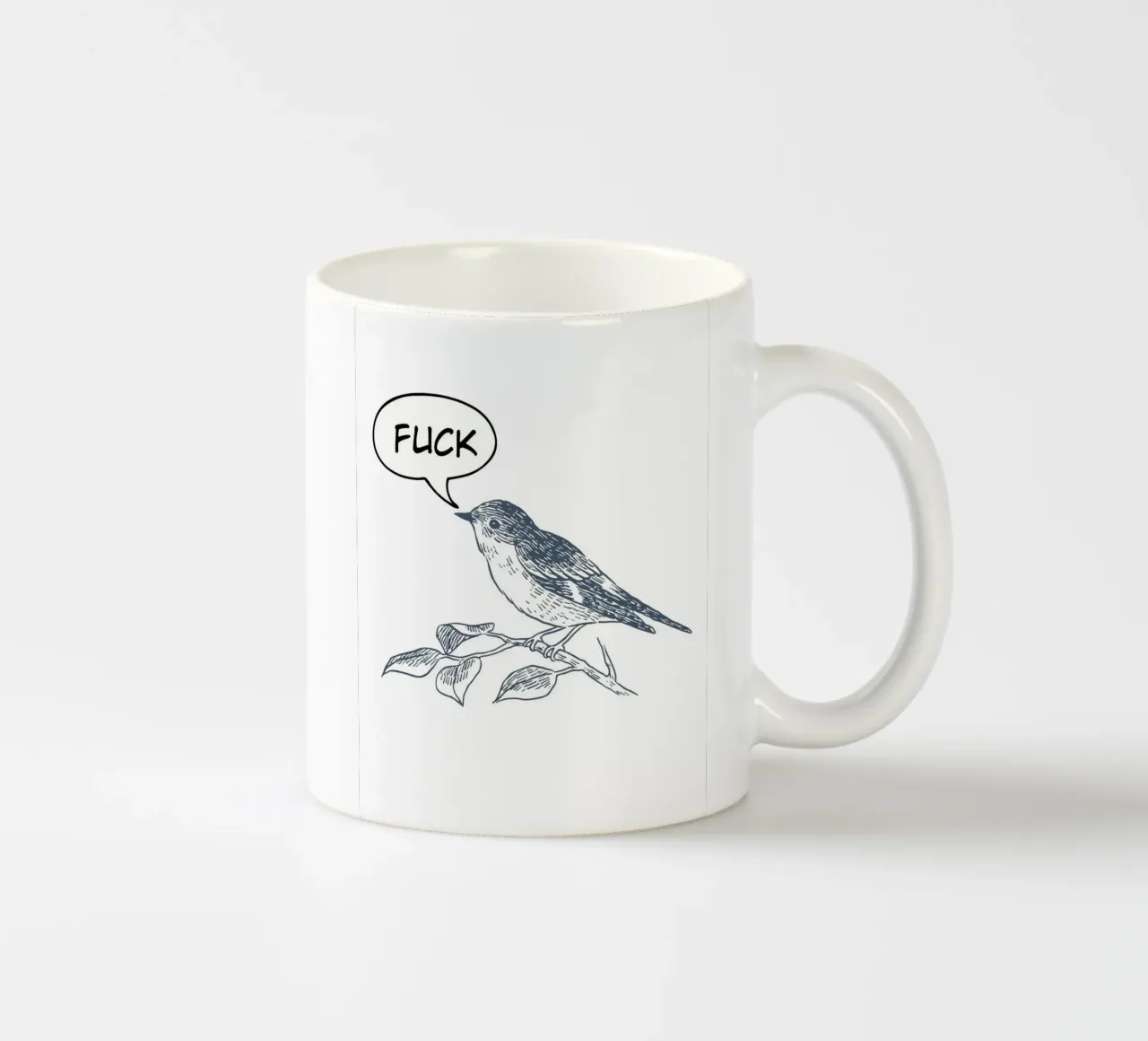 bird humor tazza in ceramica da ramosashop