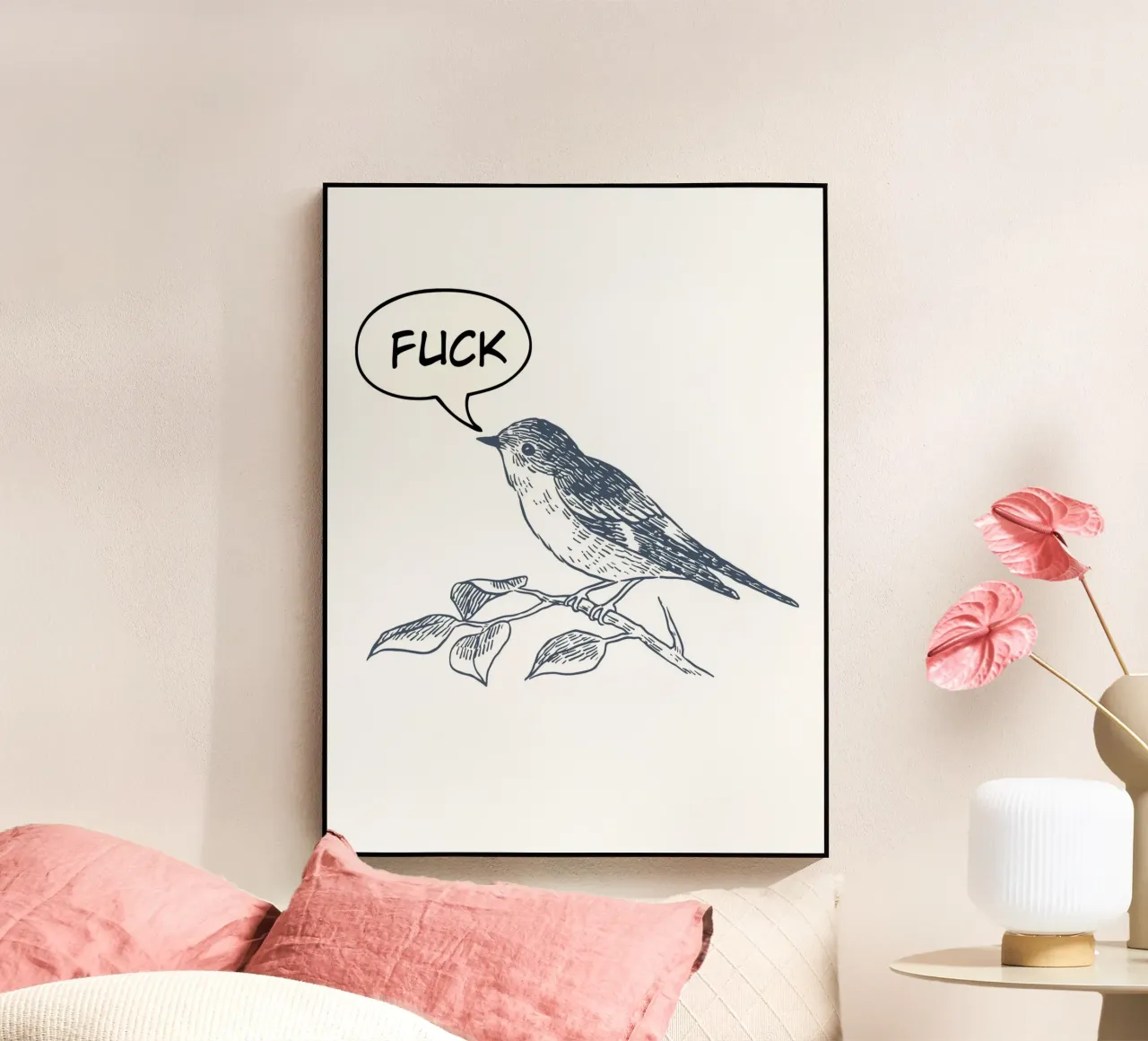 bird humor plexiglass da ramosashop