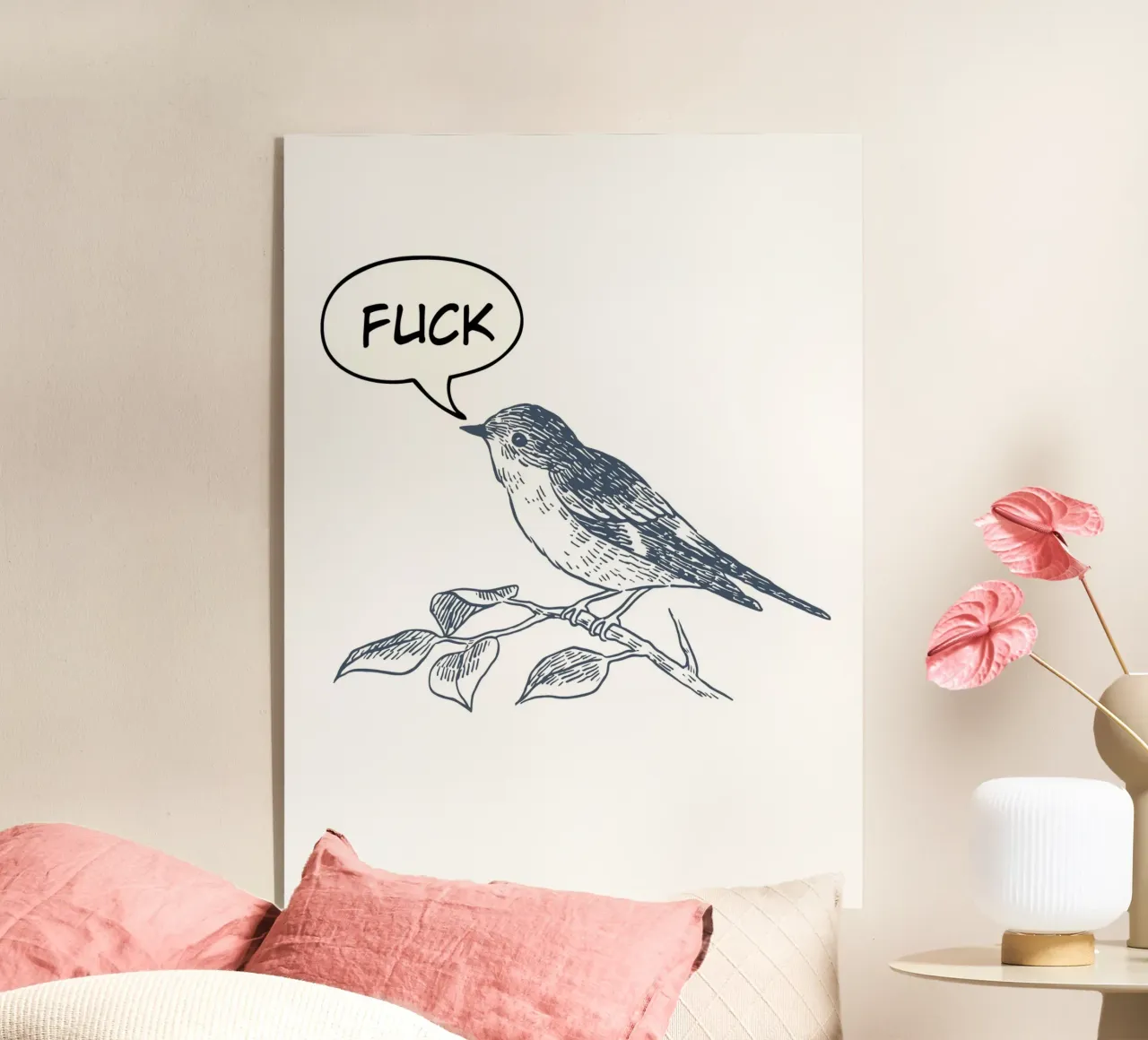 bird humor plexiglass da ramosashop