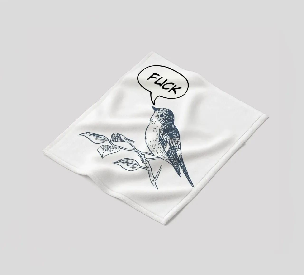bird humor coperta in pile da ramosashop