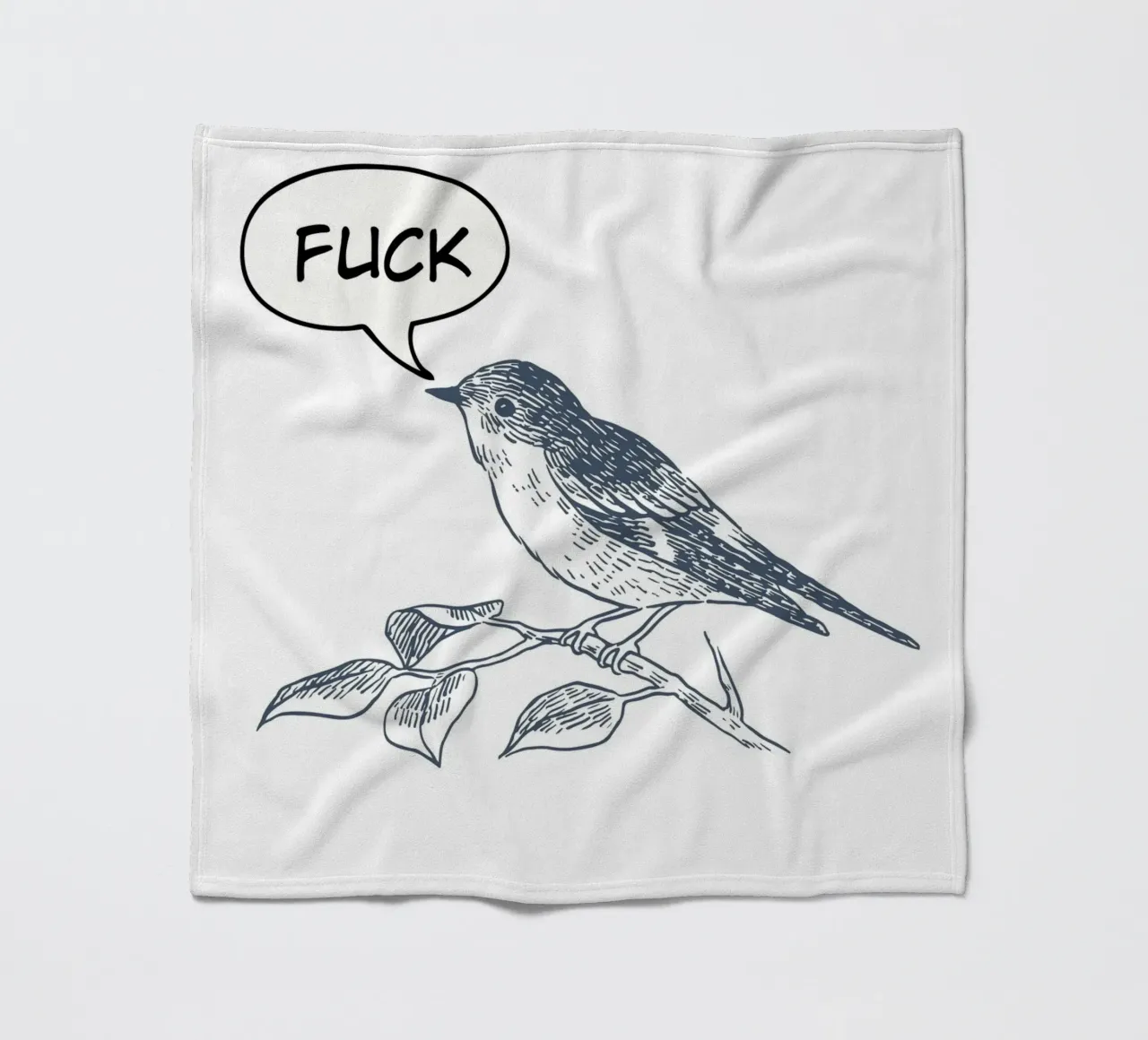 bird humor coperta in pile da ramosashop