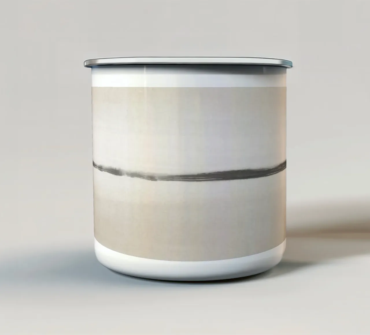 Acquerello minimalista beige tazza in smalto da NouveauPrints