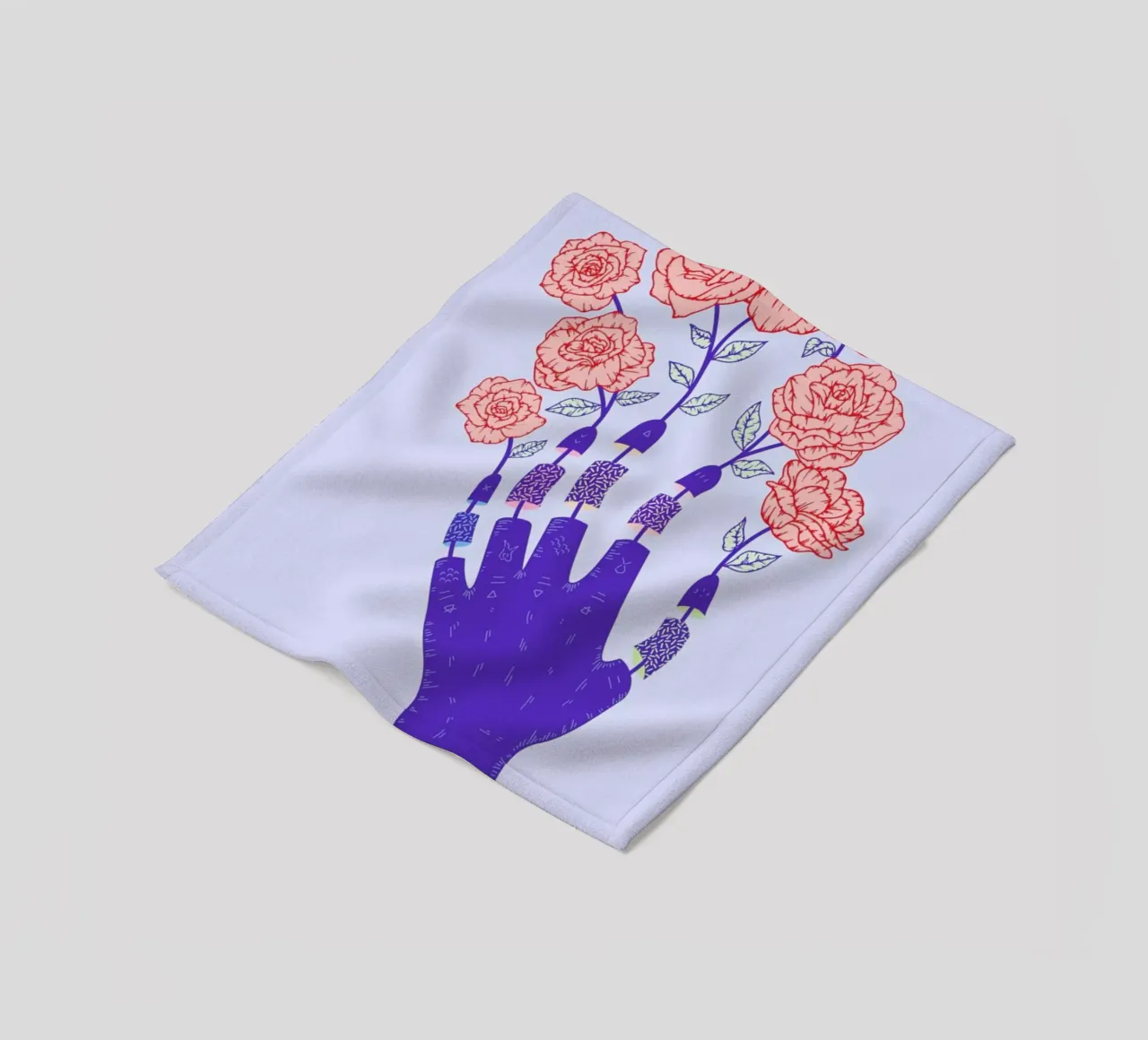 Grow fleece blanket by Laura O'Connor