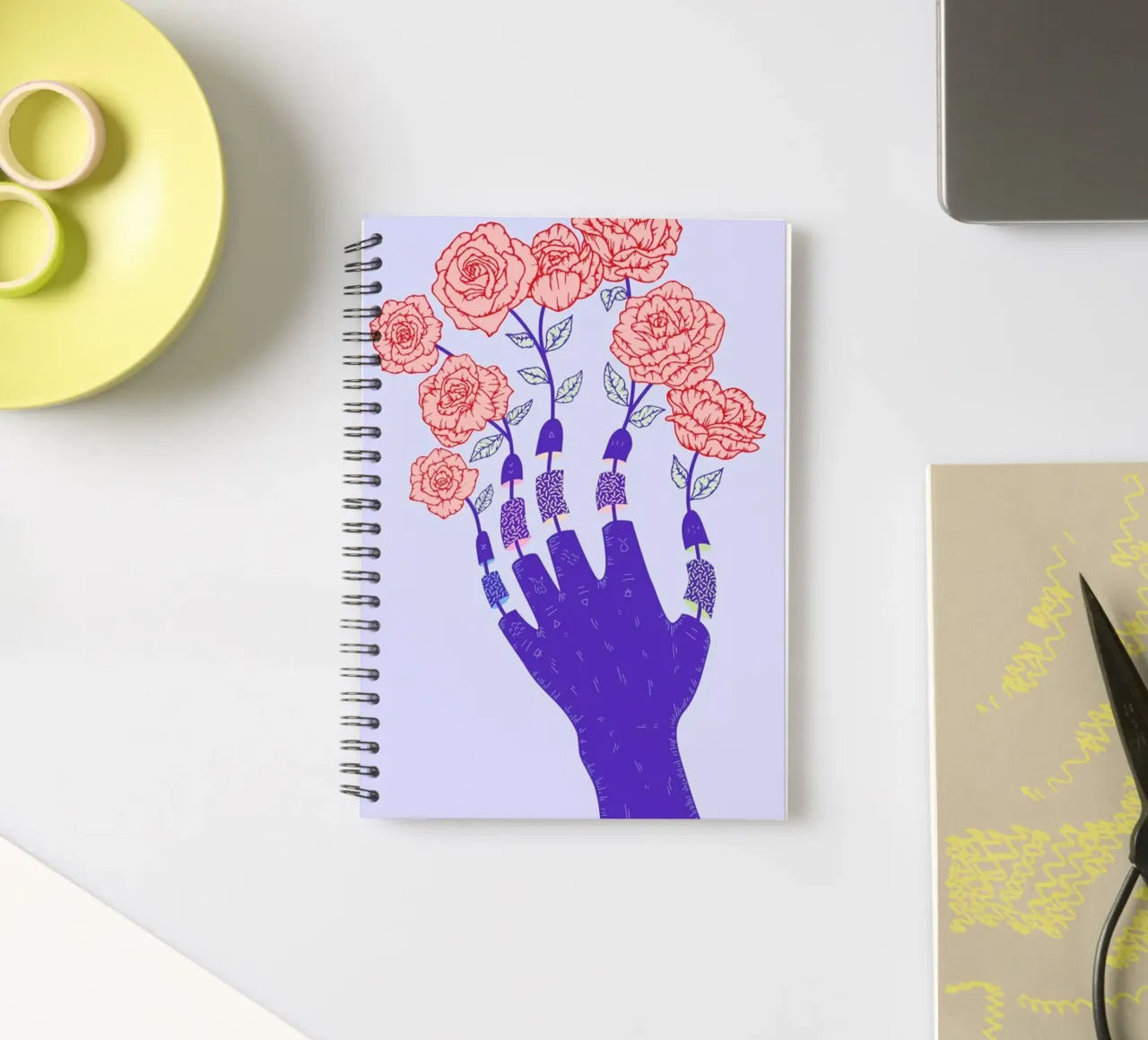 Grow spiral notebook by Laura O'Connor