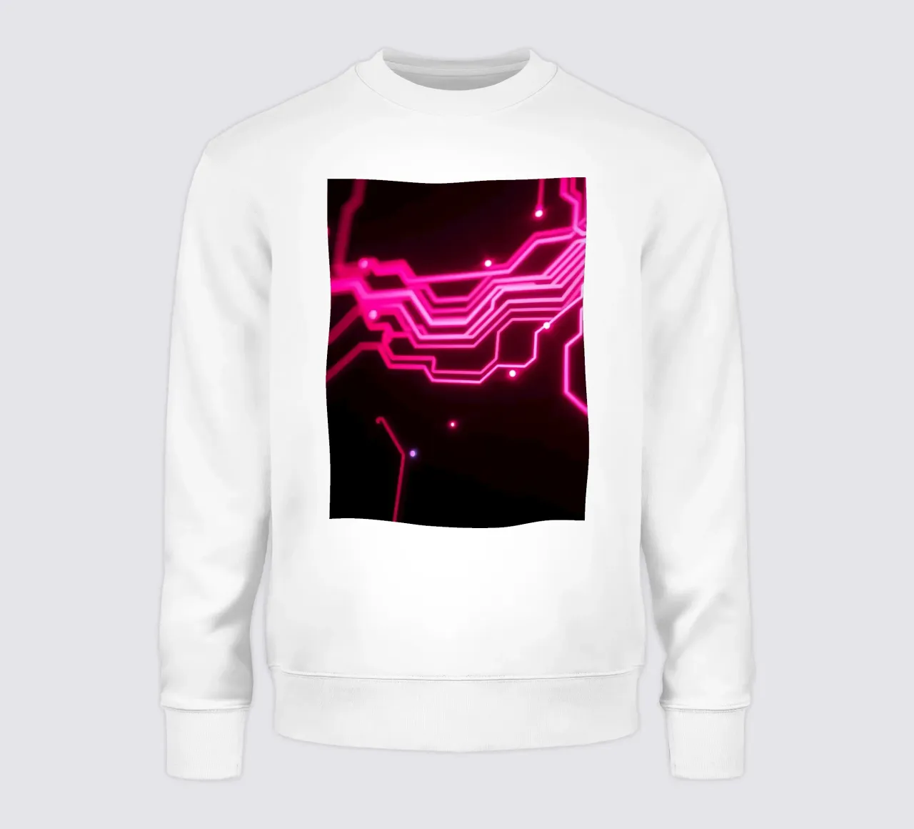 Conception de circuits imprimés dans des tons roses vibrants sweat de DesignDoodle