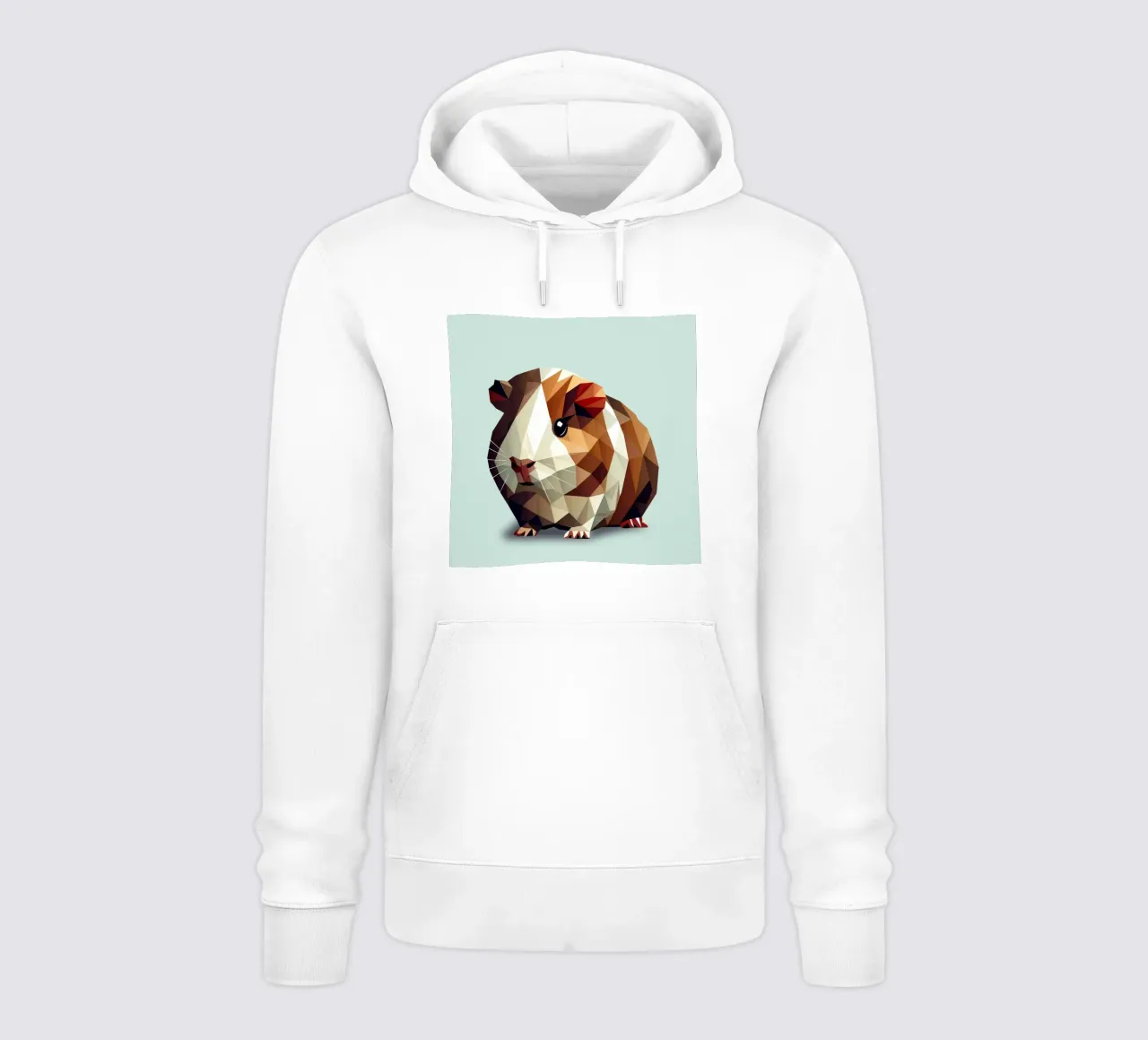 charmantes Meerschweinchen im geometrischen Design Hoodie von namosh