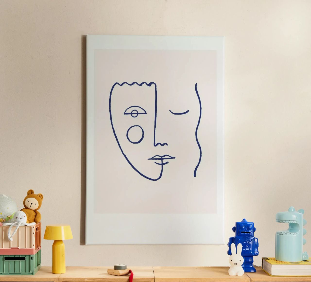 Faces No. 2 canvas by typealive