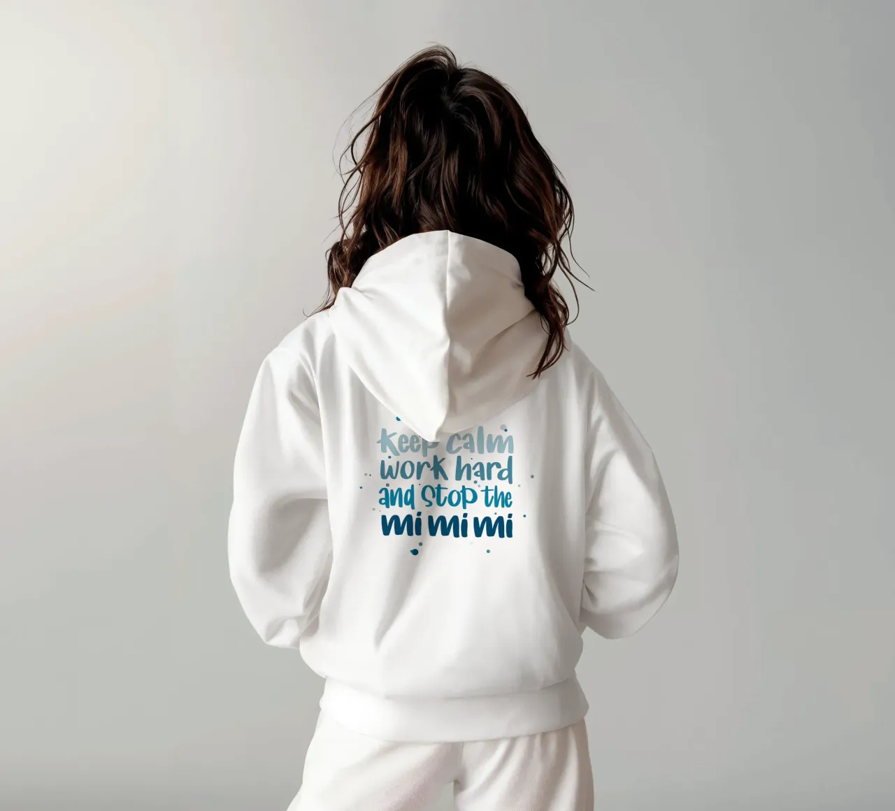 Poster für Chef - Keep calm, work hard and stop the mimimi felpa con cappuccio da LIMITED EDITION LETTERS