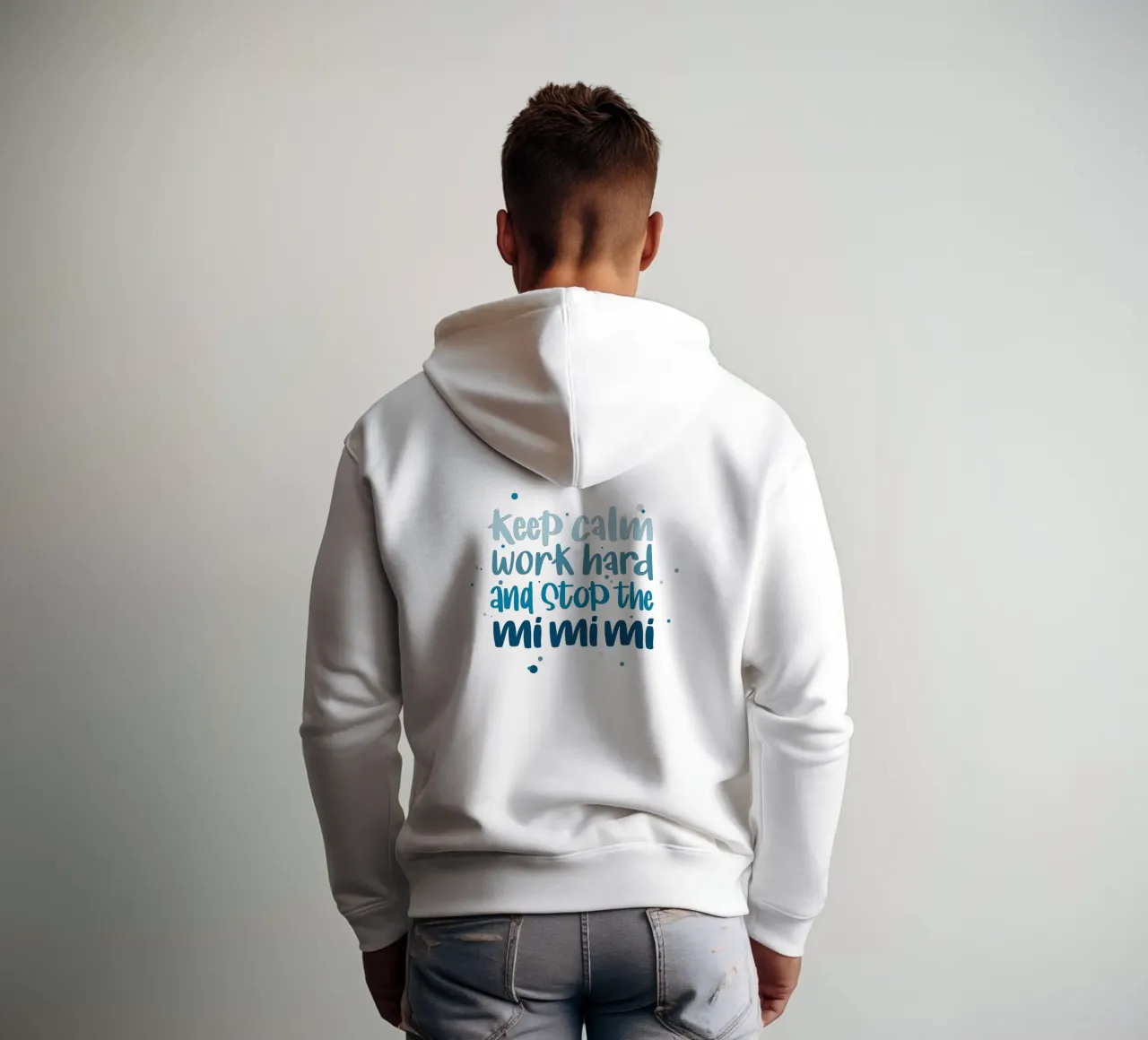 Poster für Chef - Keep calm, work hard and stop the mimimi felpa con cappuccio da LIMITED EDITION LETTERS