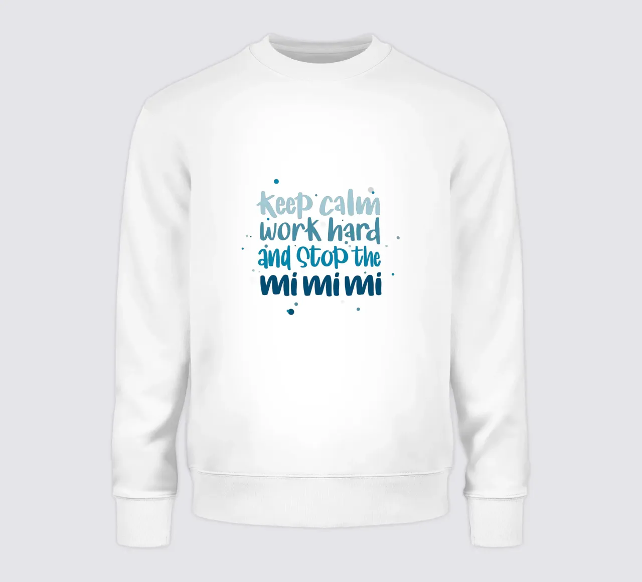 Poster für Chef - Keep calm, work hard and stop the mimimi felpa da LIMITED EDITION LETTERS