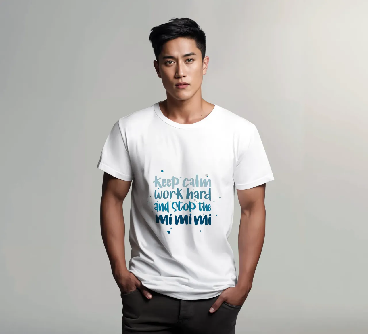 Poster für Chef - Keep calm, work hard and stop the mimimi t-shirt da LIMITED EDITION LETTERS