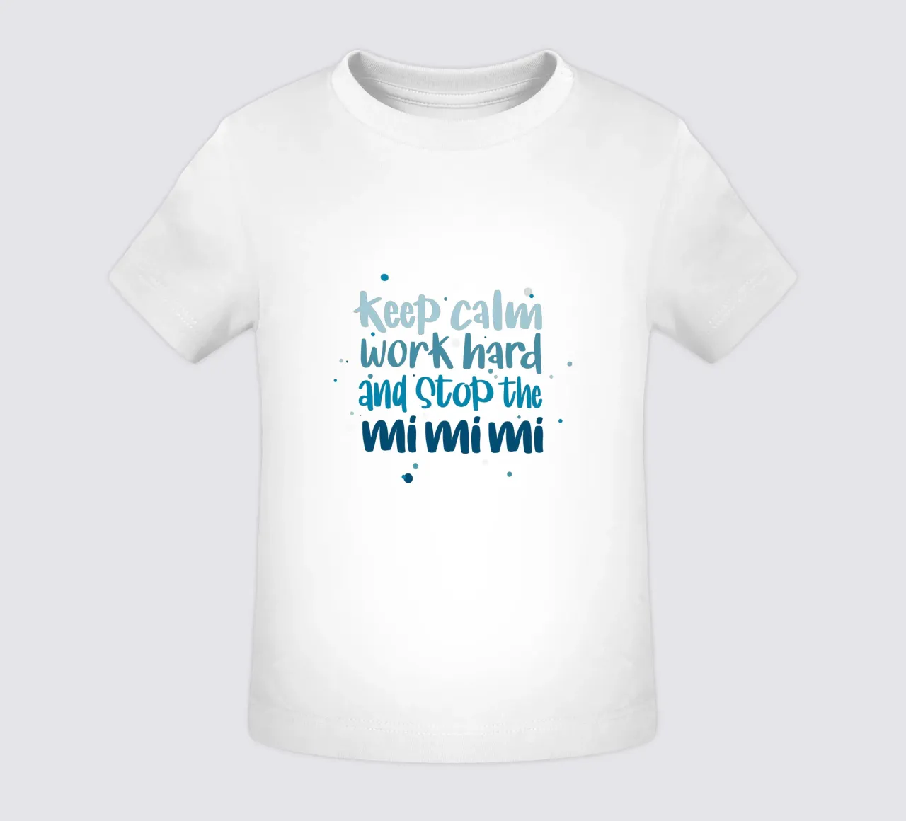 Poster für Chef - Keep calm, work hard and stop the mimimi maglietta neonato da LIMITED EDITION LETTERS
