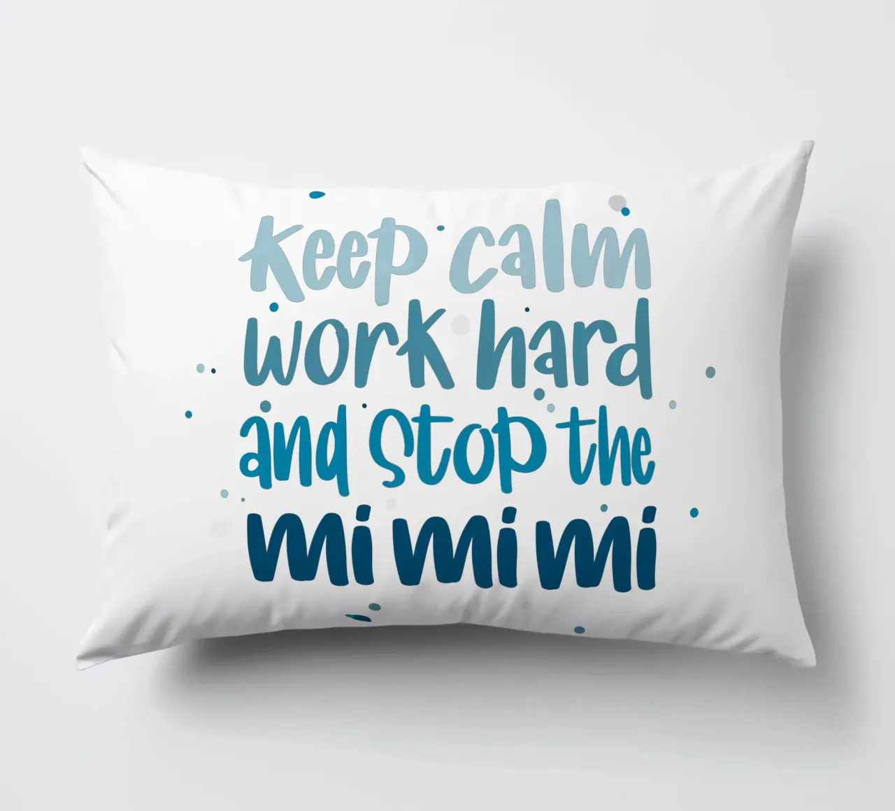 Poster für Chef - Keep calm, work hard and stop the mimimi cuscino da LIMITED EDITION LETTERS