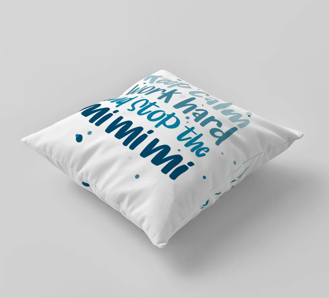 Poster für Chef - Keep calm, work hard and stop the mimimi cuscino da LIMITED EDITION LETTERS