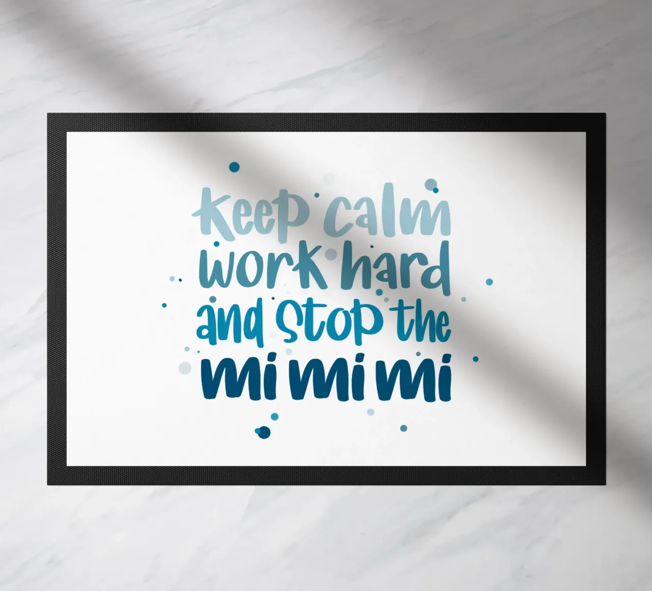 Poster für Chef - Keep calm, work hard and stop the mimimi zerbino da LIMITED EDITION LETTERS