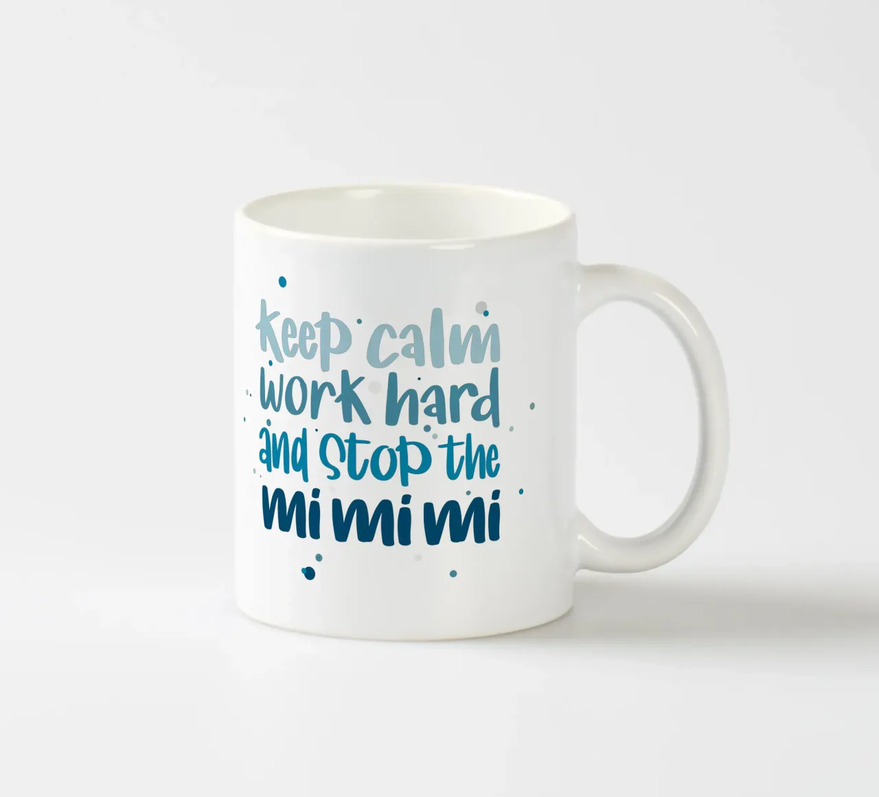 Poster für Chef - Keep calm, work hard and stop the mimimi tazza in ceramica da LIMITED EDITION LETTERS
