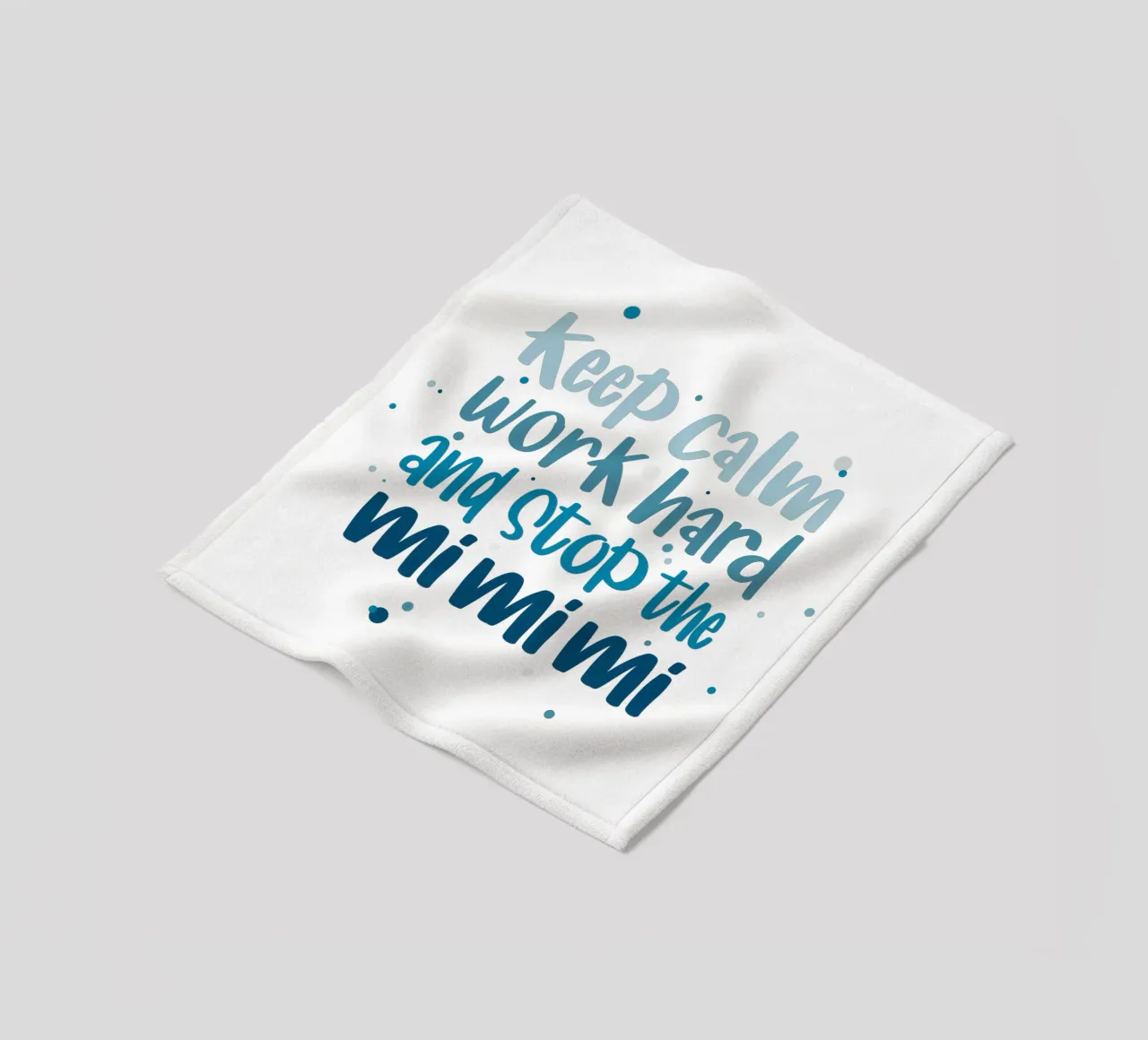 Poster für Chef - Keep calm, work hard and stop the mimimi coperta in pile da LIMITED EDITION LETTERS
