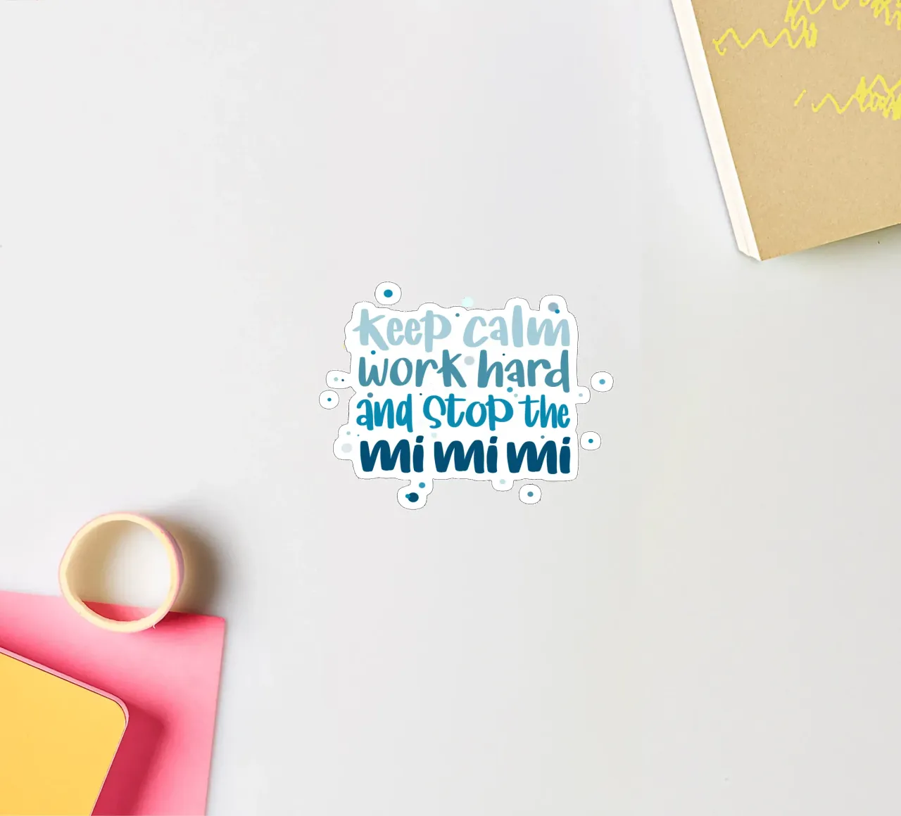 Poster für Chef - Keep calm, work hard and stop the mimimi adesivo da LIMITED EDITION LETTERS