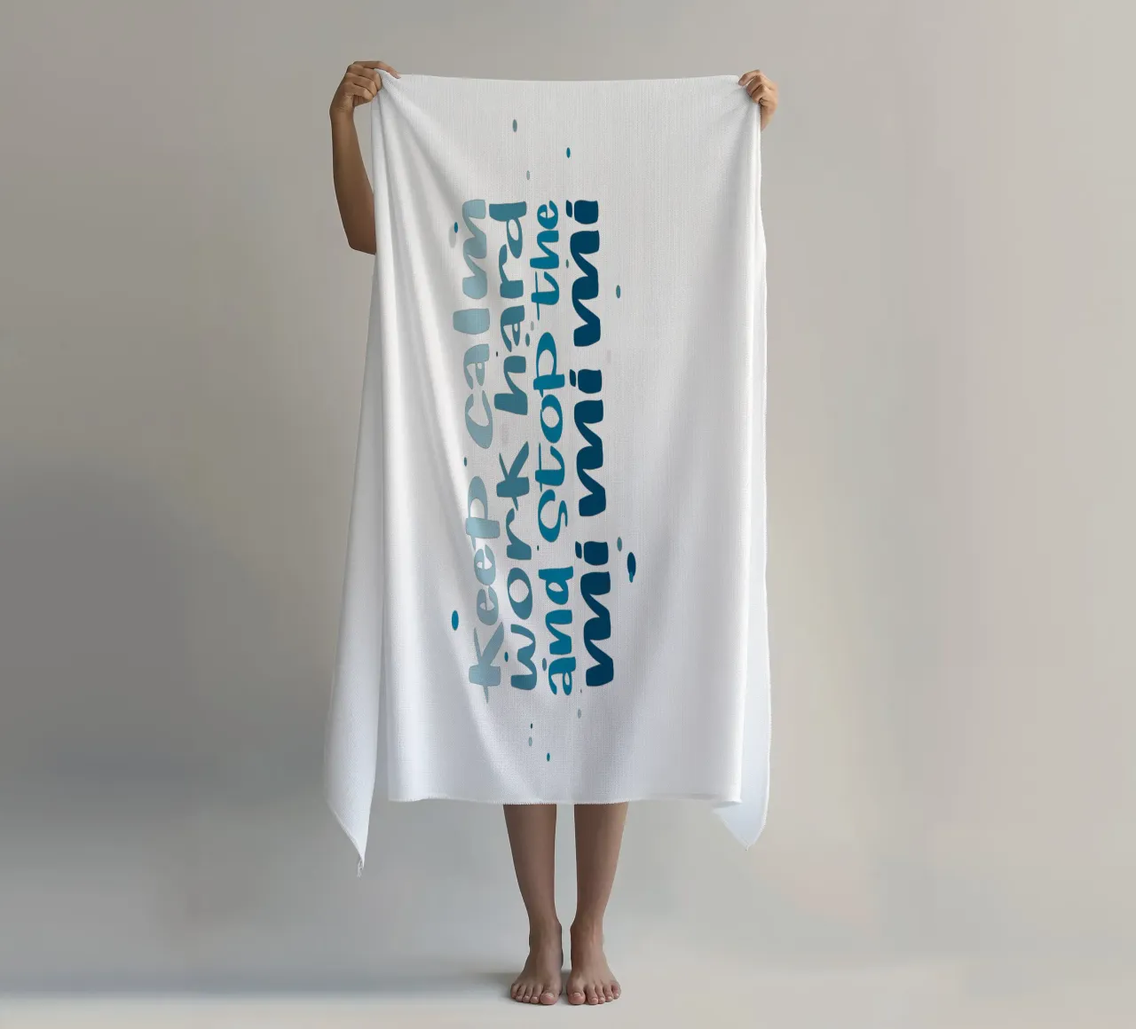 Poster für Chef - Keep calm, work hard and stop the mimimi telo mare da LIMITED EDITION LETTERS